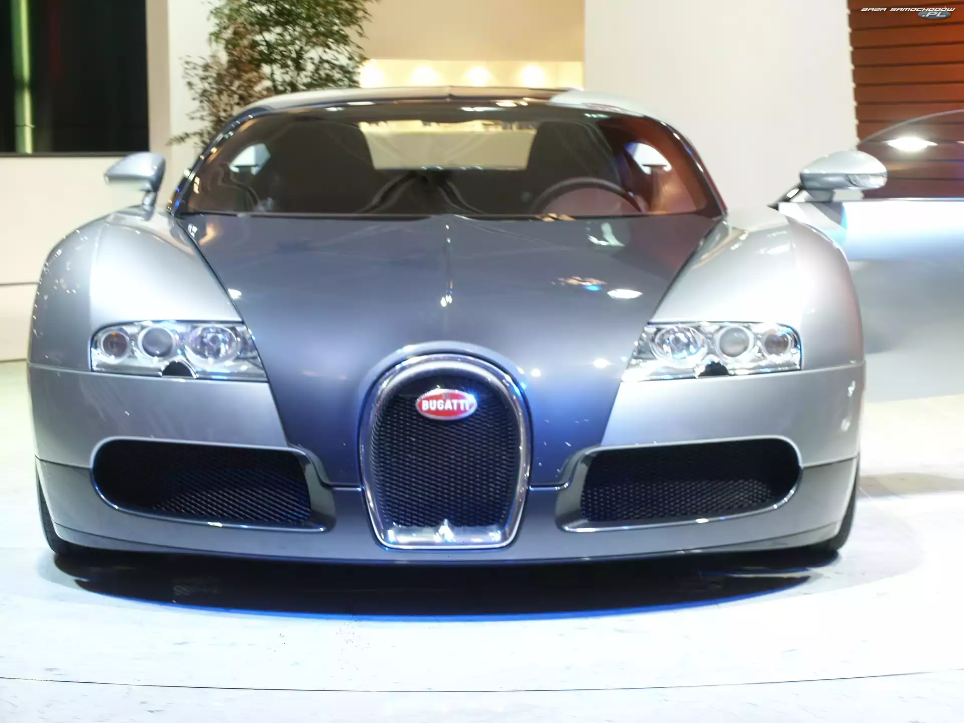 Światła, Silver, Bugatti Veyron, Przód