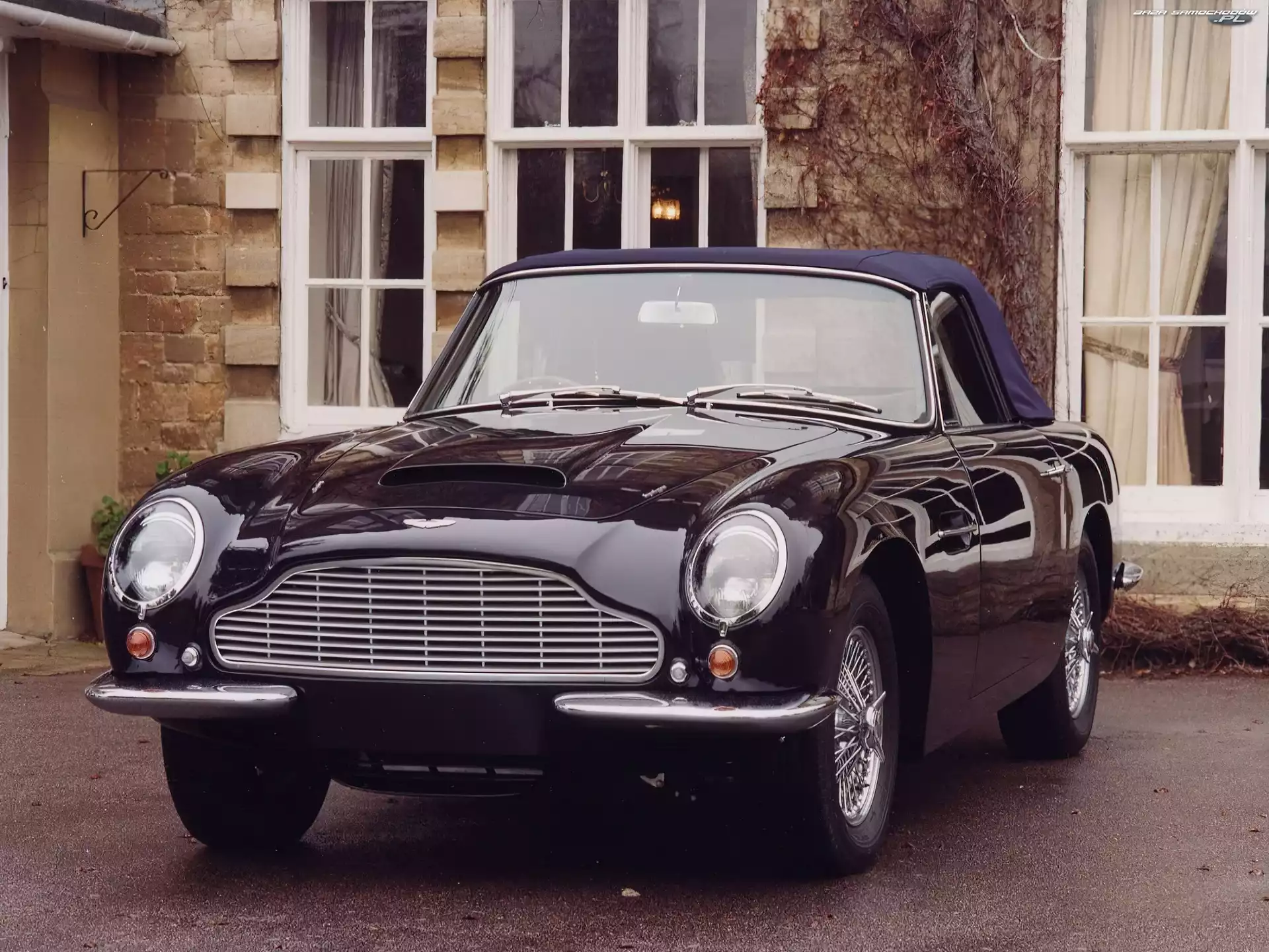 Volante, Dach, Aston Martin DB6, Składany