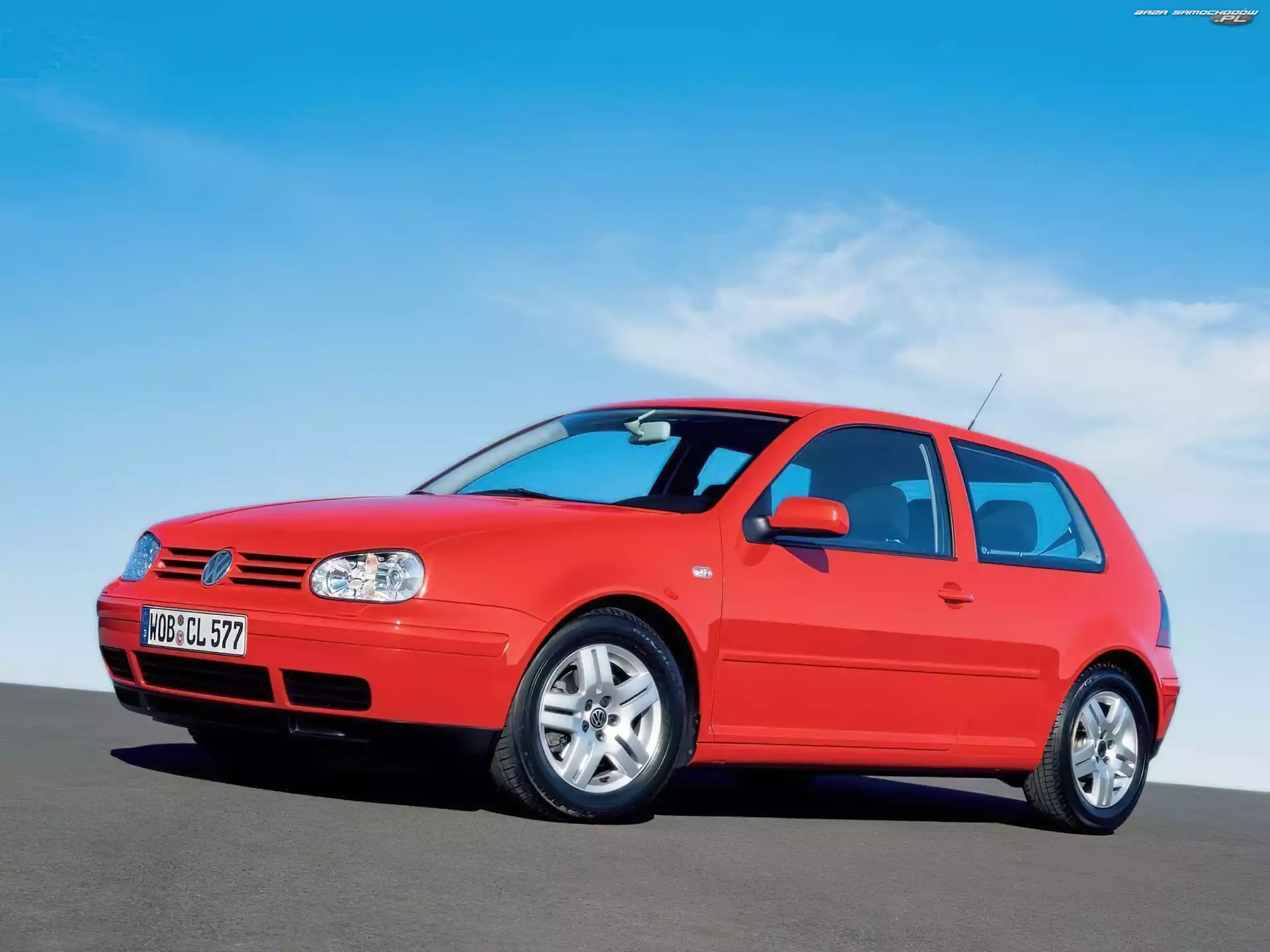 Czerwony, Volkswagen Golf 4
