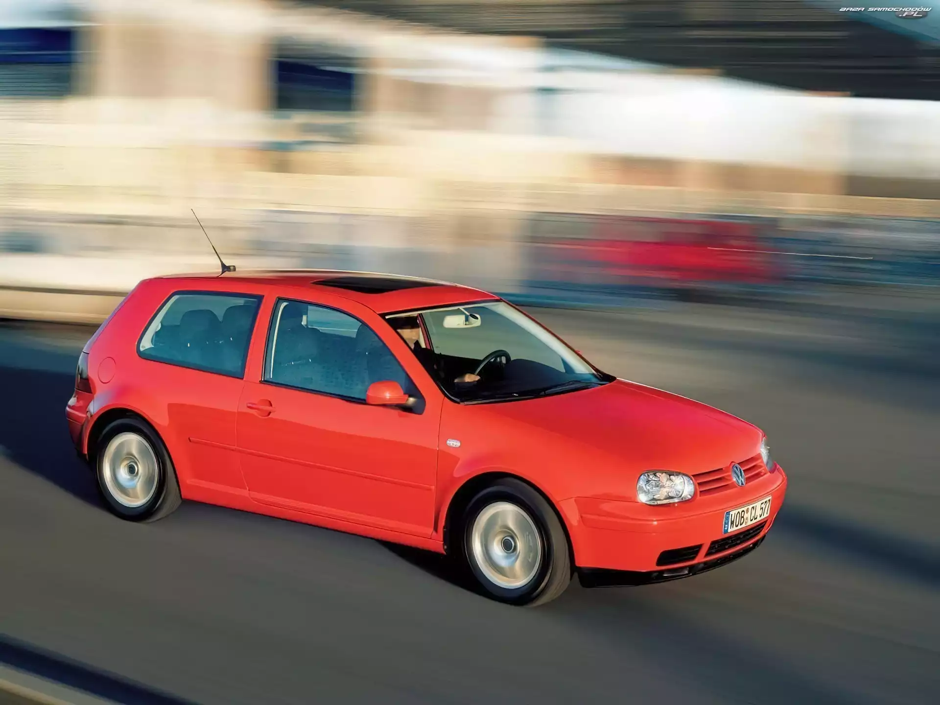 Czerwony, Volkswagen Golf 4