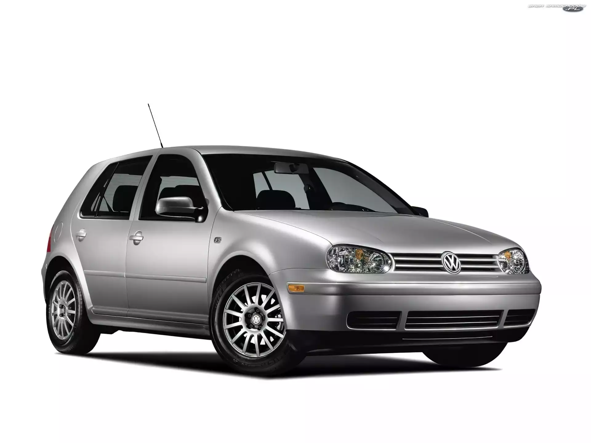 Srebrny, Volkswagen Golf 4
