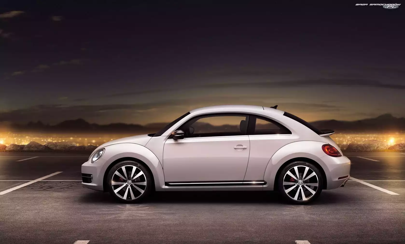 Biały, Volkswagen Beetle