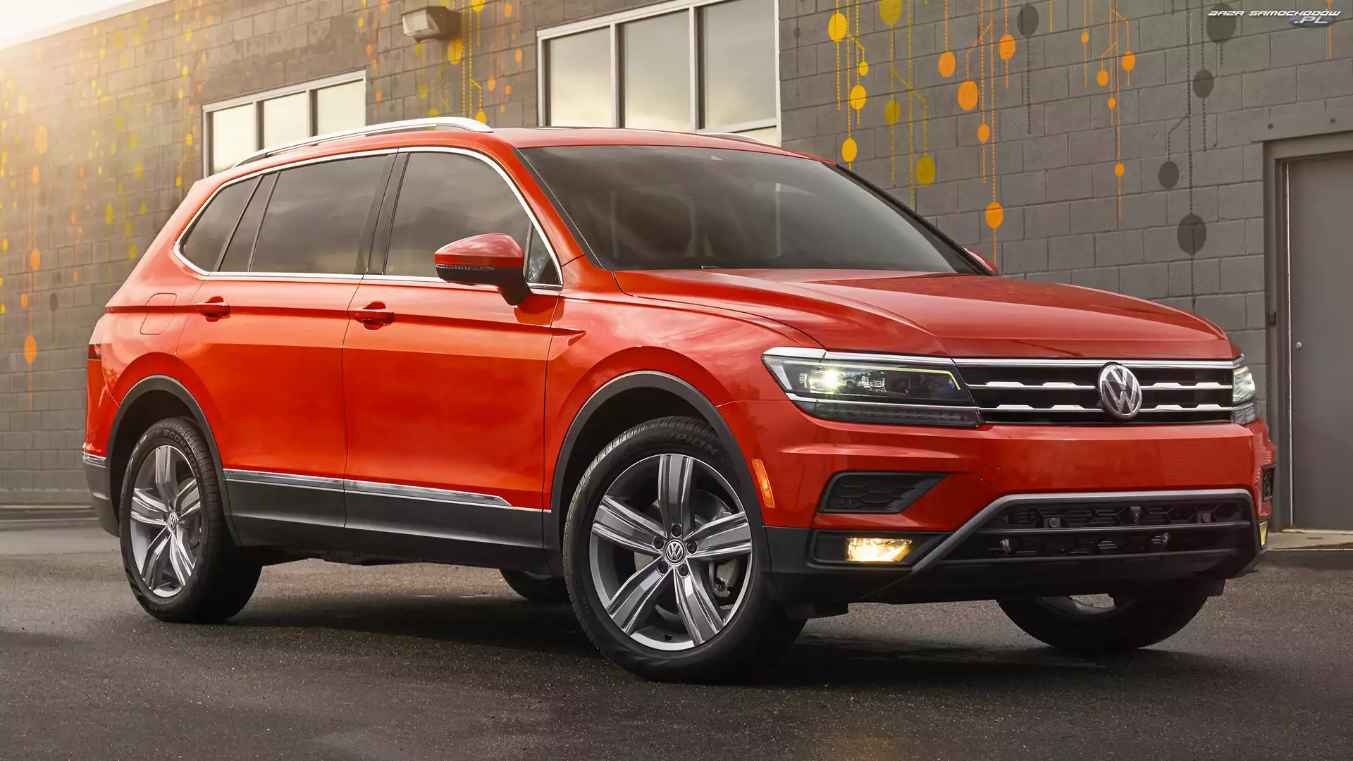 Volkswagen Tiguan, Bok, Czerwony, Przód