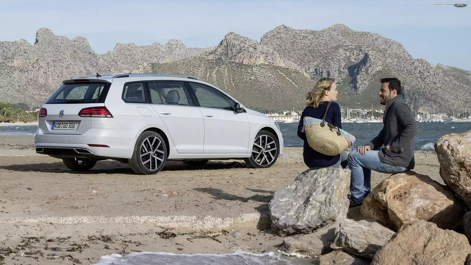 2017, Volkswagen Golf 7, Kamienie, Mężczyzna, Fecelift, Kobieta