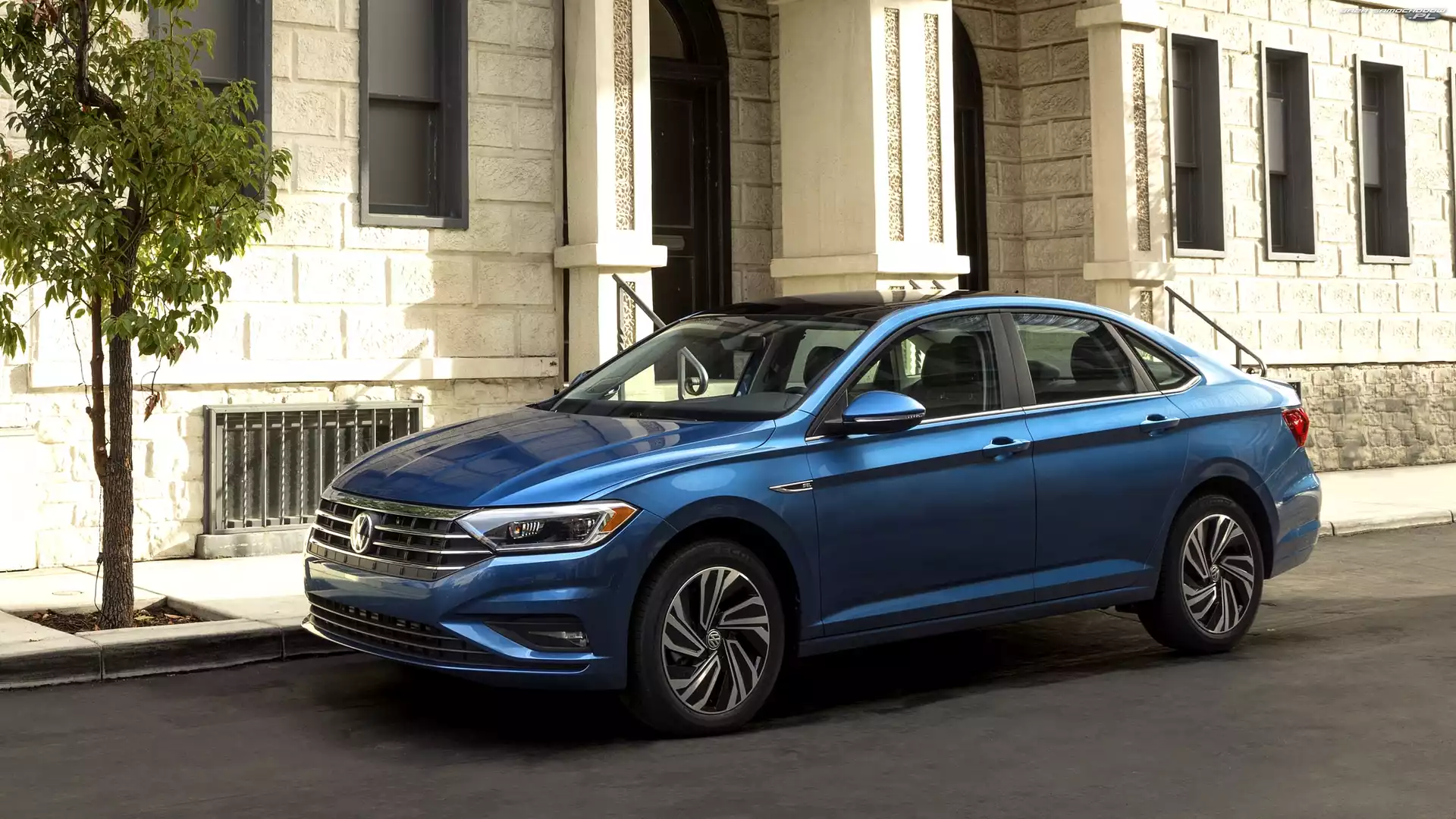 Volkswagen Jetta, Budynek, Niebieski, 2019