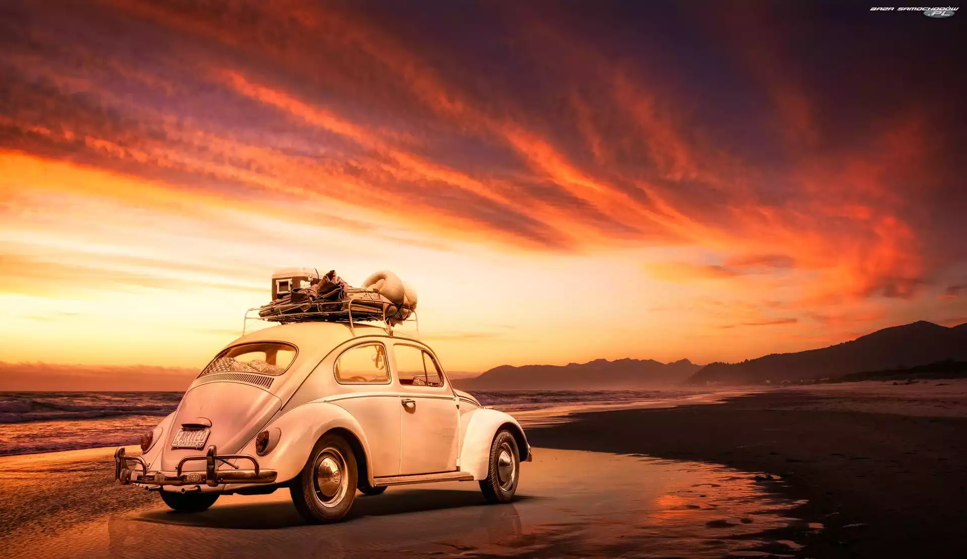 Volkswagen Garbus, Zachód, Słońca