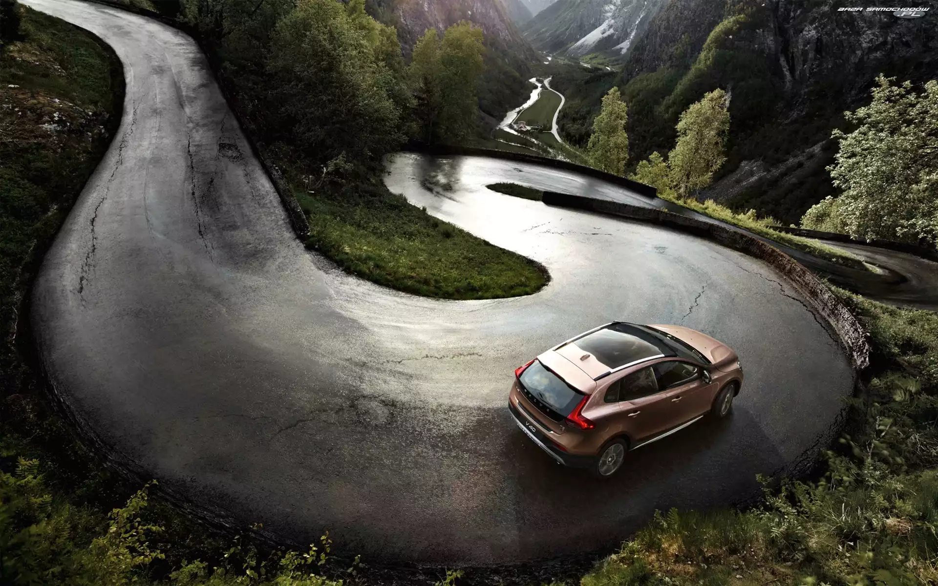 Volvo, Droga, Samochód, V40