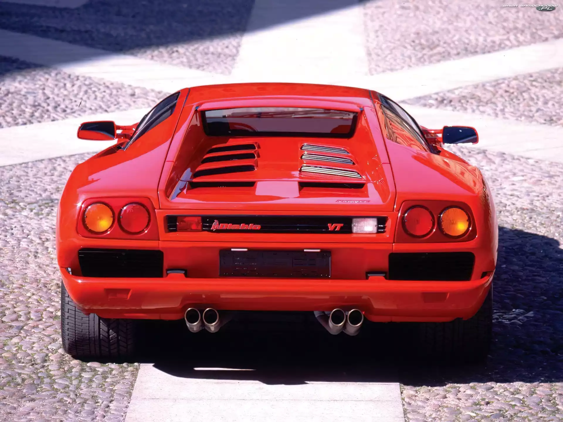 VT, Wydechowy, Lamborghini Diablo, Układ