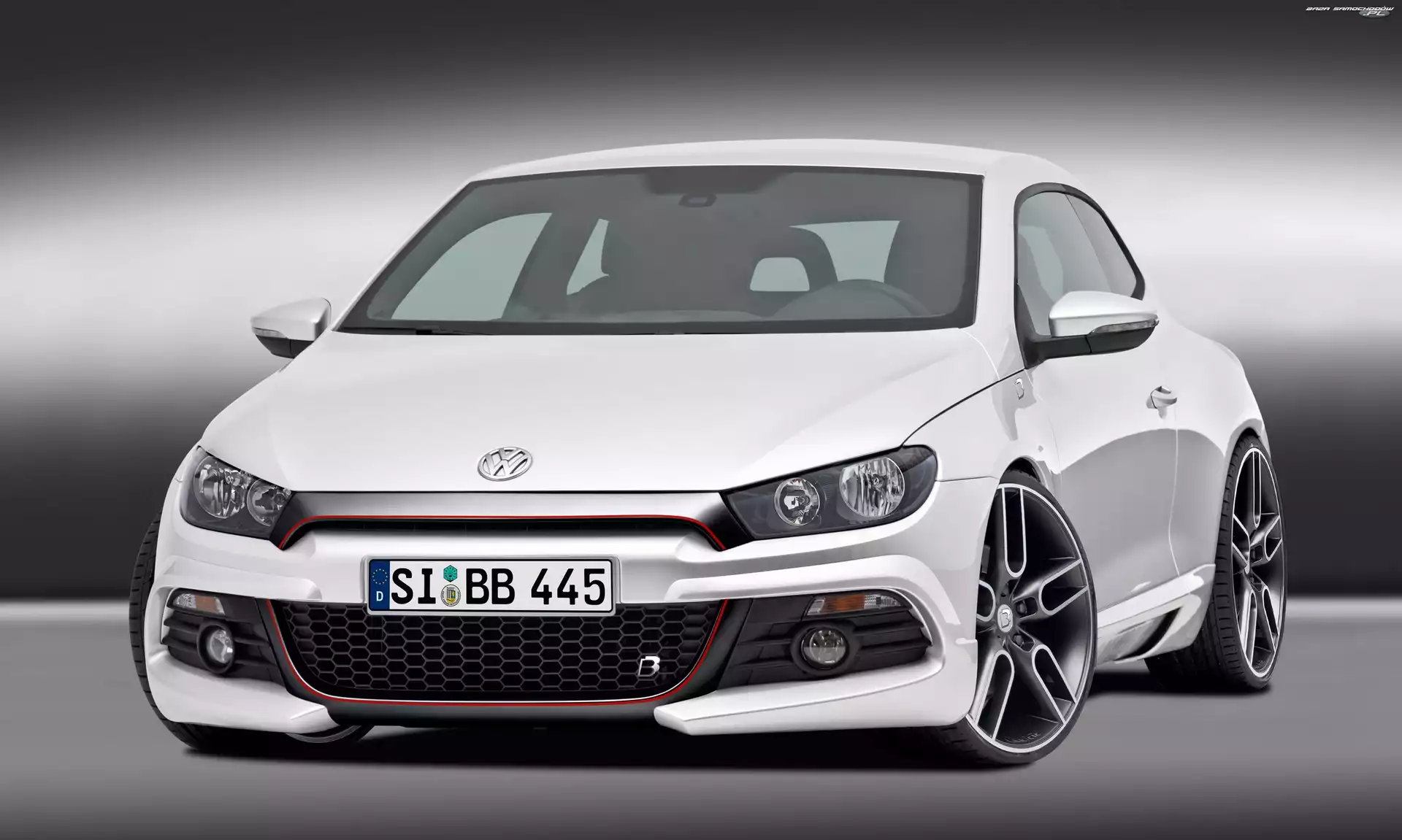 VW Scirocco, Atrapa, Przód