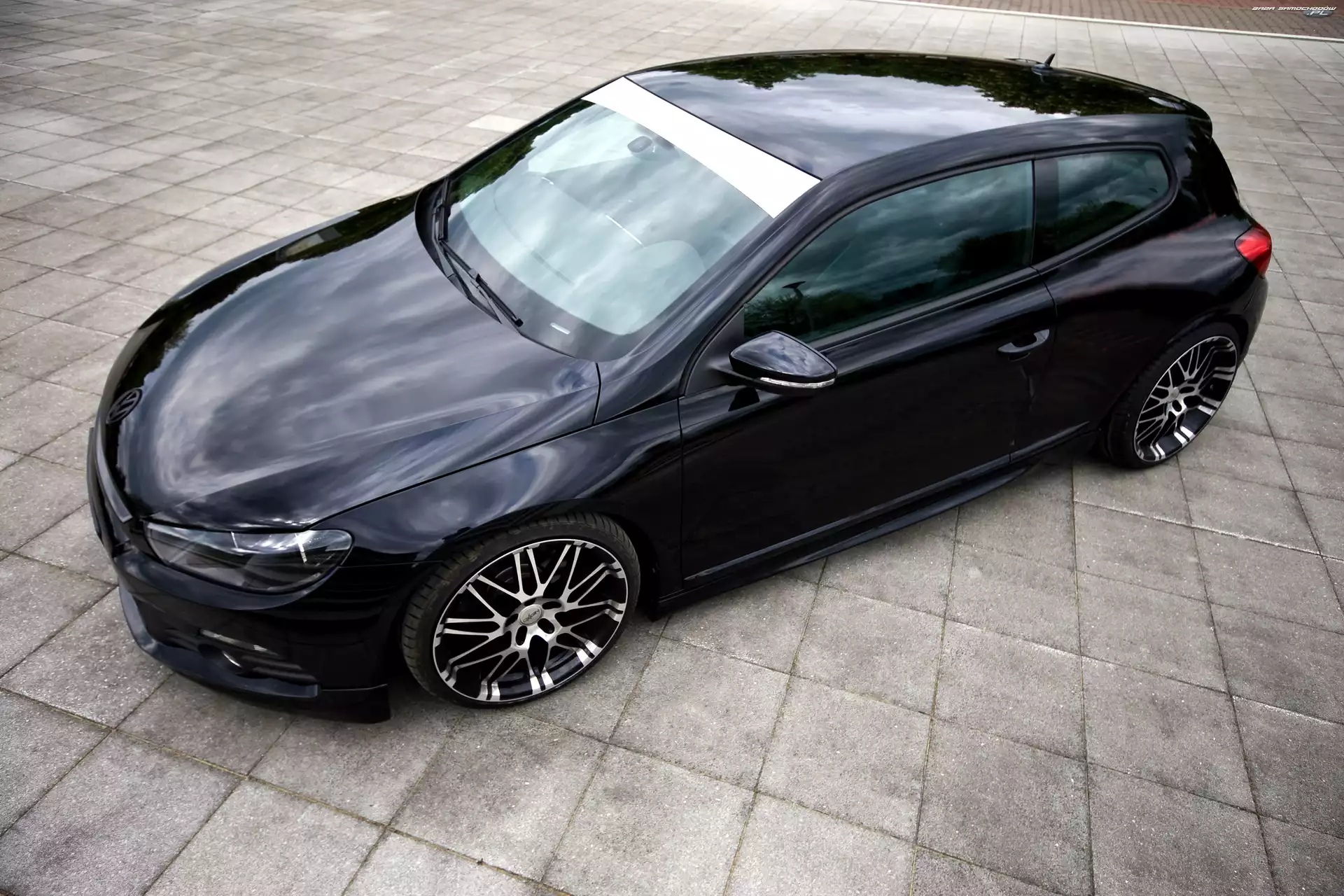 VW Scirocco, Szyby, Czarny, Ciemne