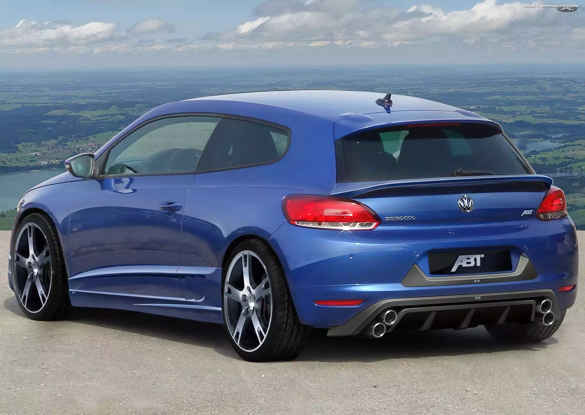 VW Scirocco, Wydechu, Dyfuzor, Końcówka