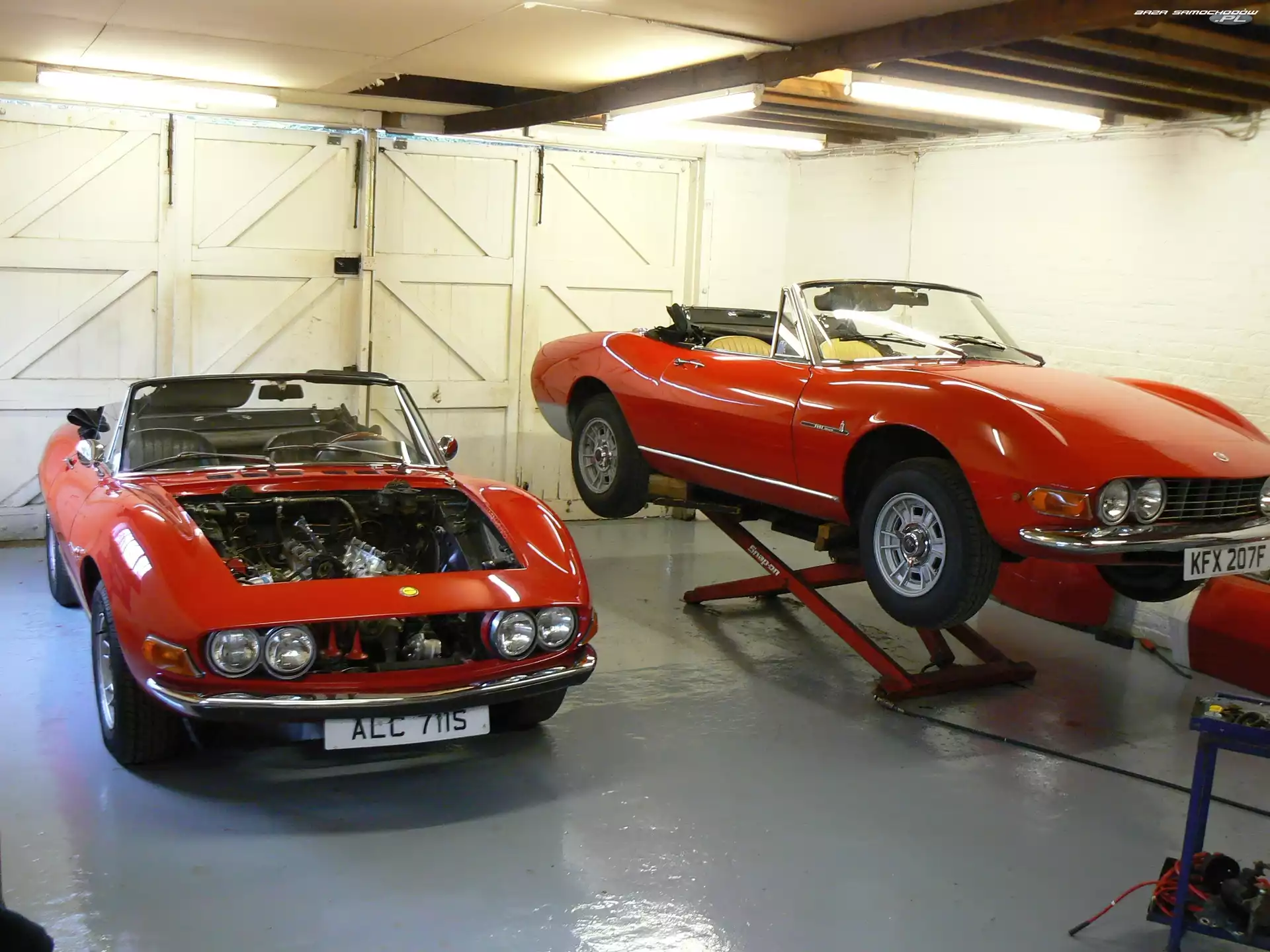 Warsztat, Fiat Dino, Silnik