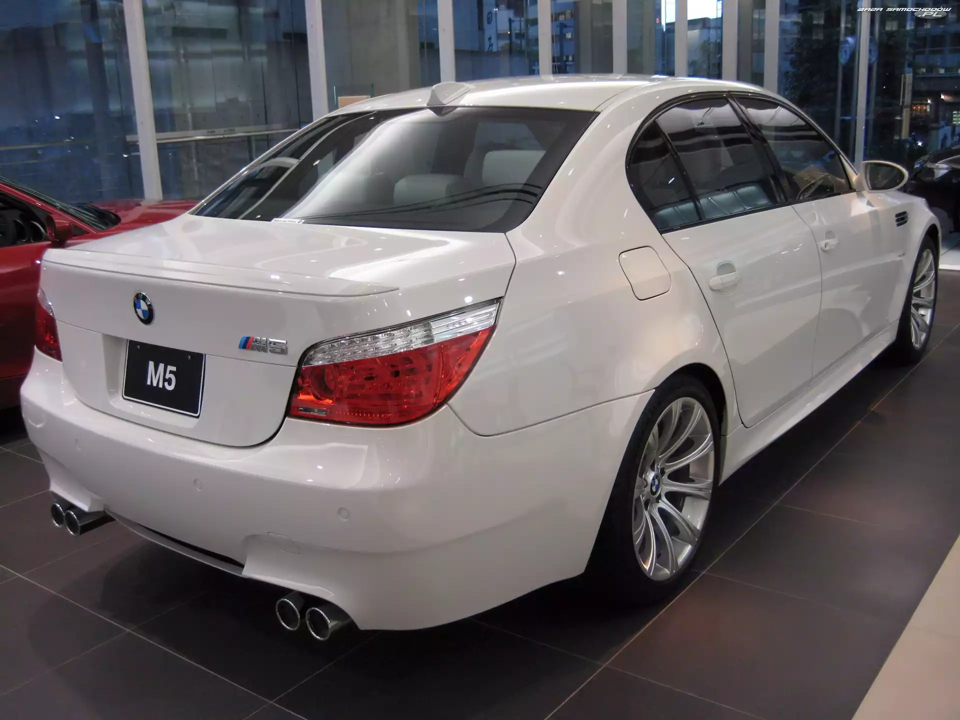 Światła, Tył, BMW 5, Biały, E60