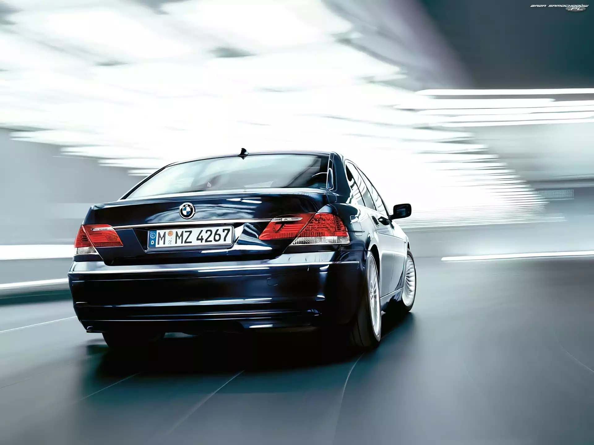 Światła, Tył, E65, BMW 7, Tunel