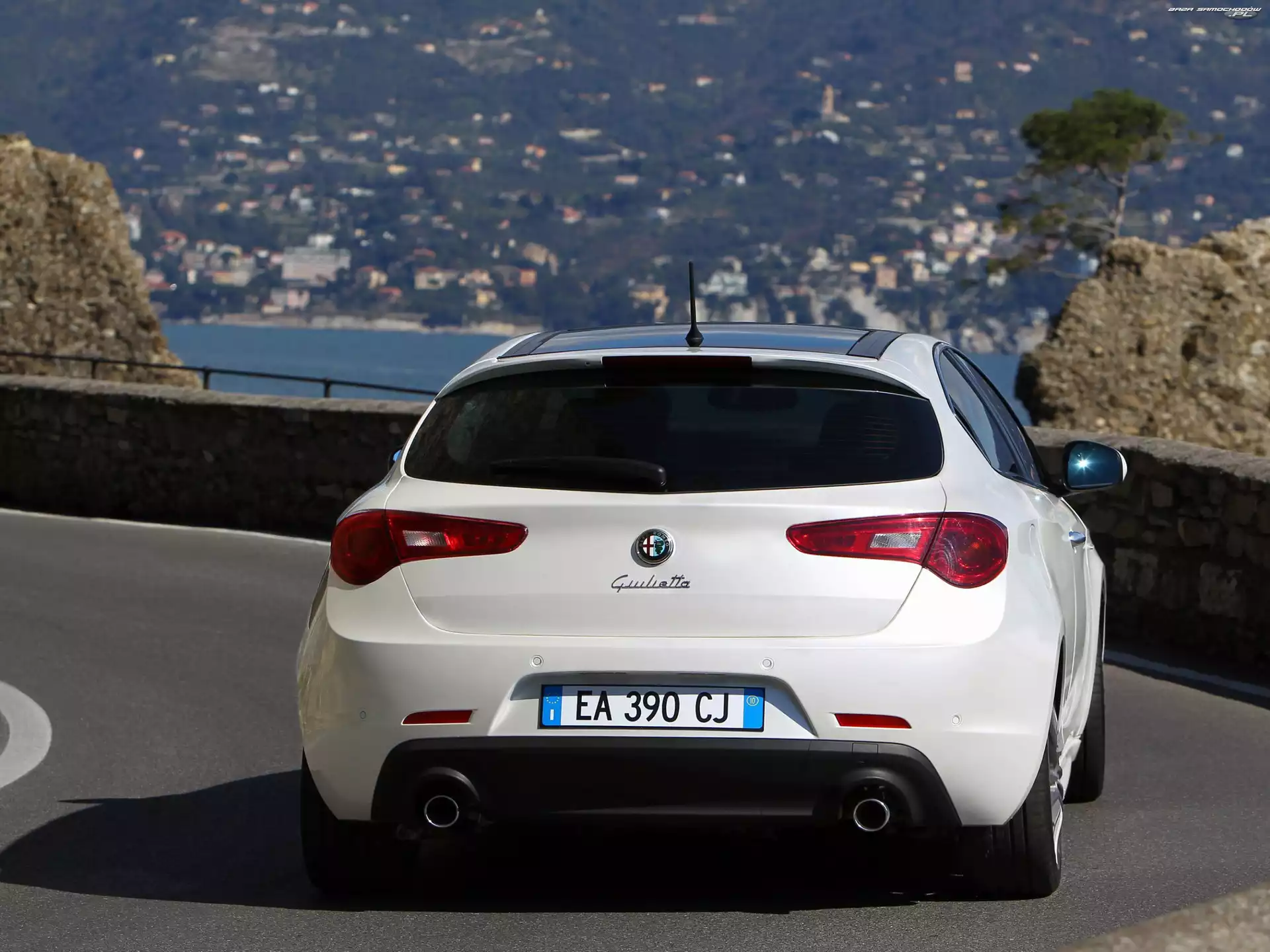Widok, Tył, Alfa Romeo Giulietta
