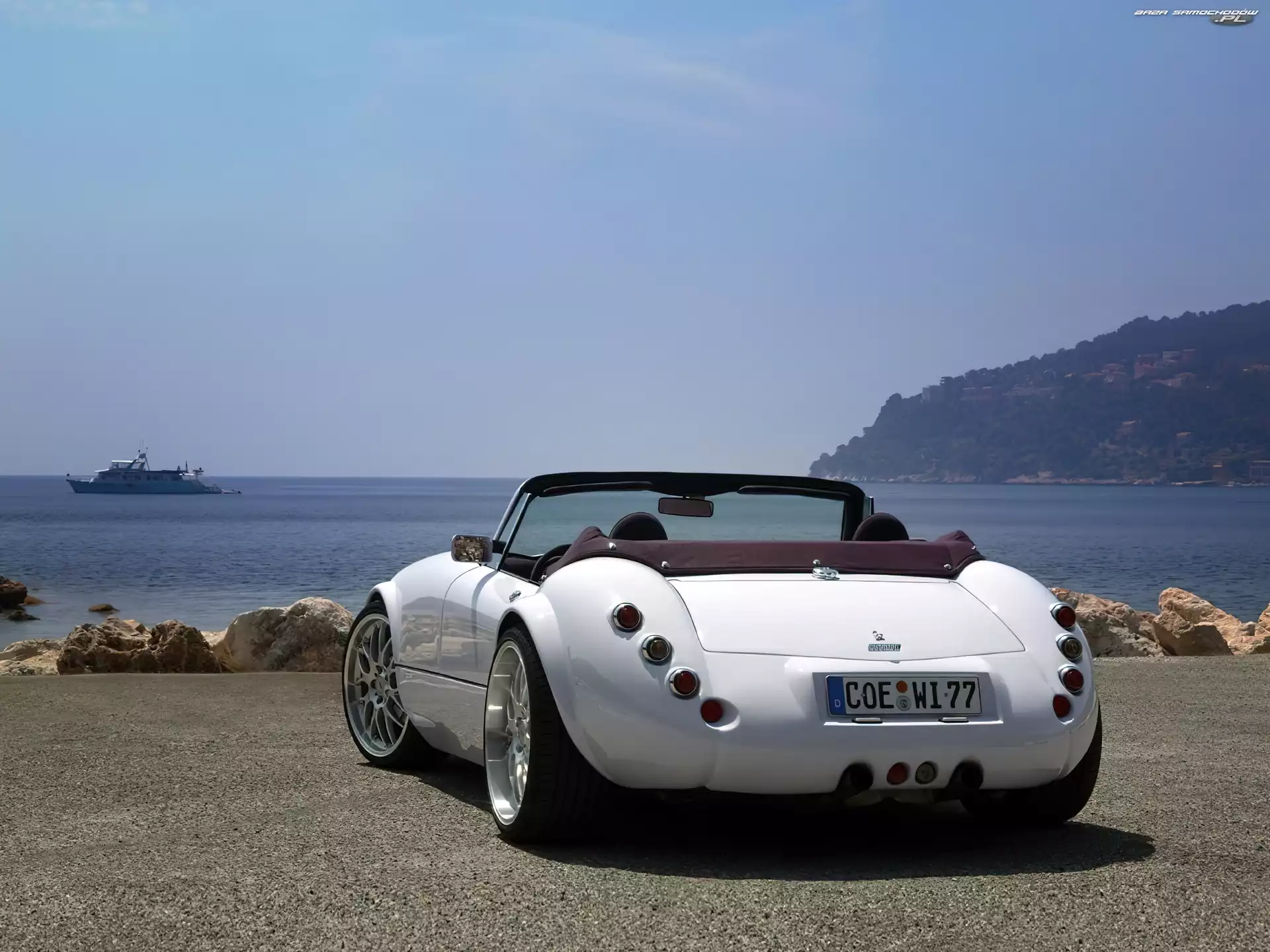 Wiesmann MF3, Zatoka, Biały, Tył