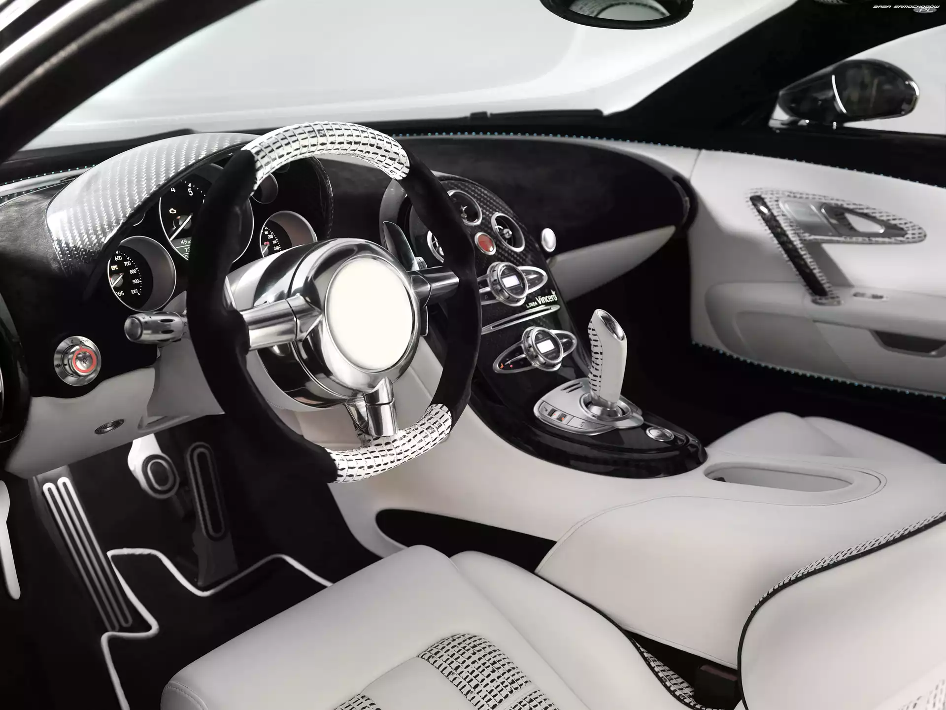 Wnętrza, Bugatti Veyron, Widok