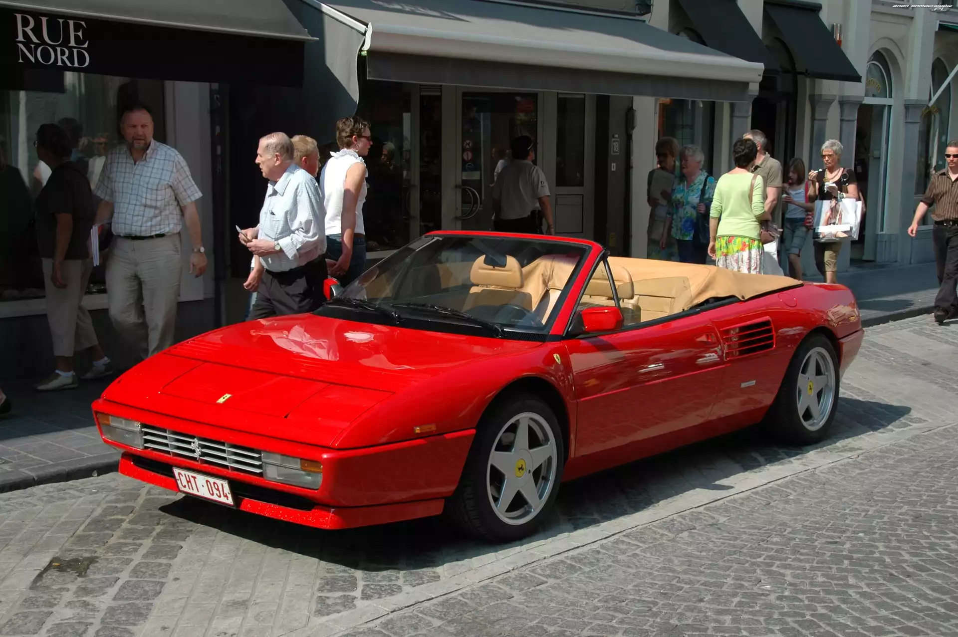Wnętrze, Ferrari Mondial, Beżowe
