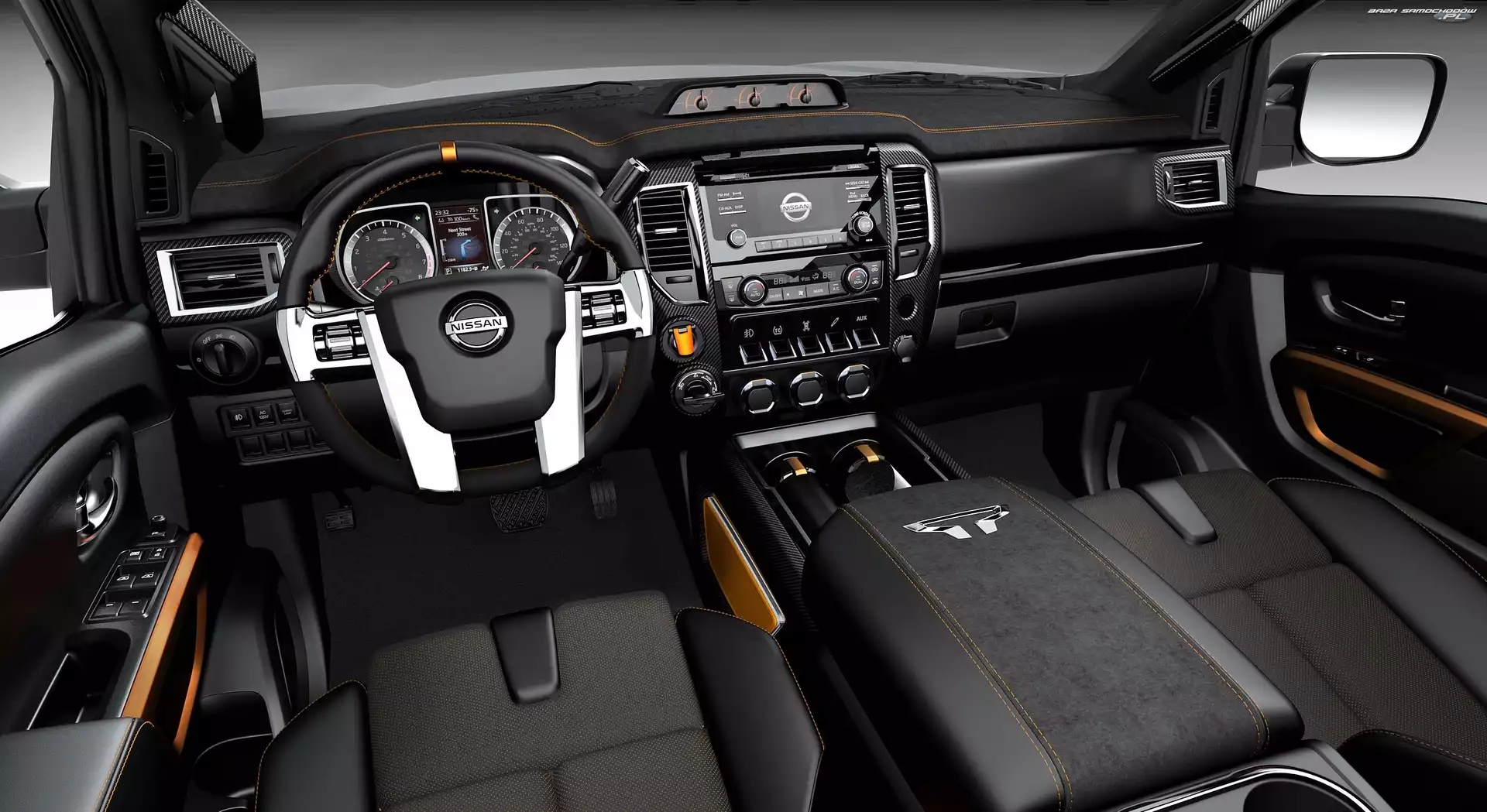 Wnętrze, Nissan, Titan Warrior