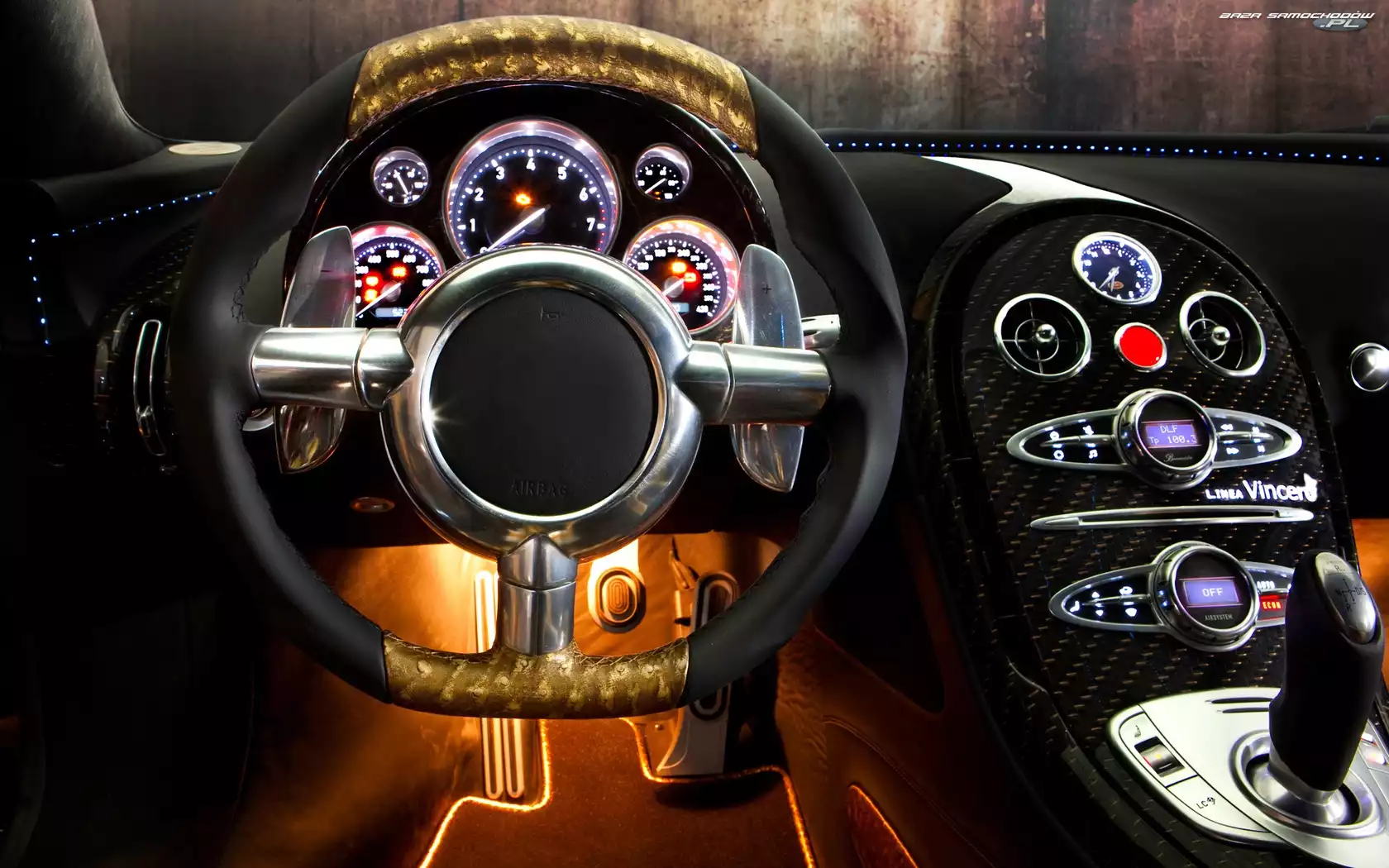 Veyron, Wnętrze, Bugatti