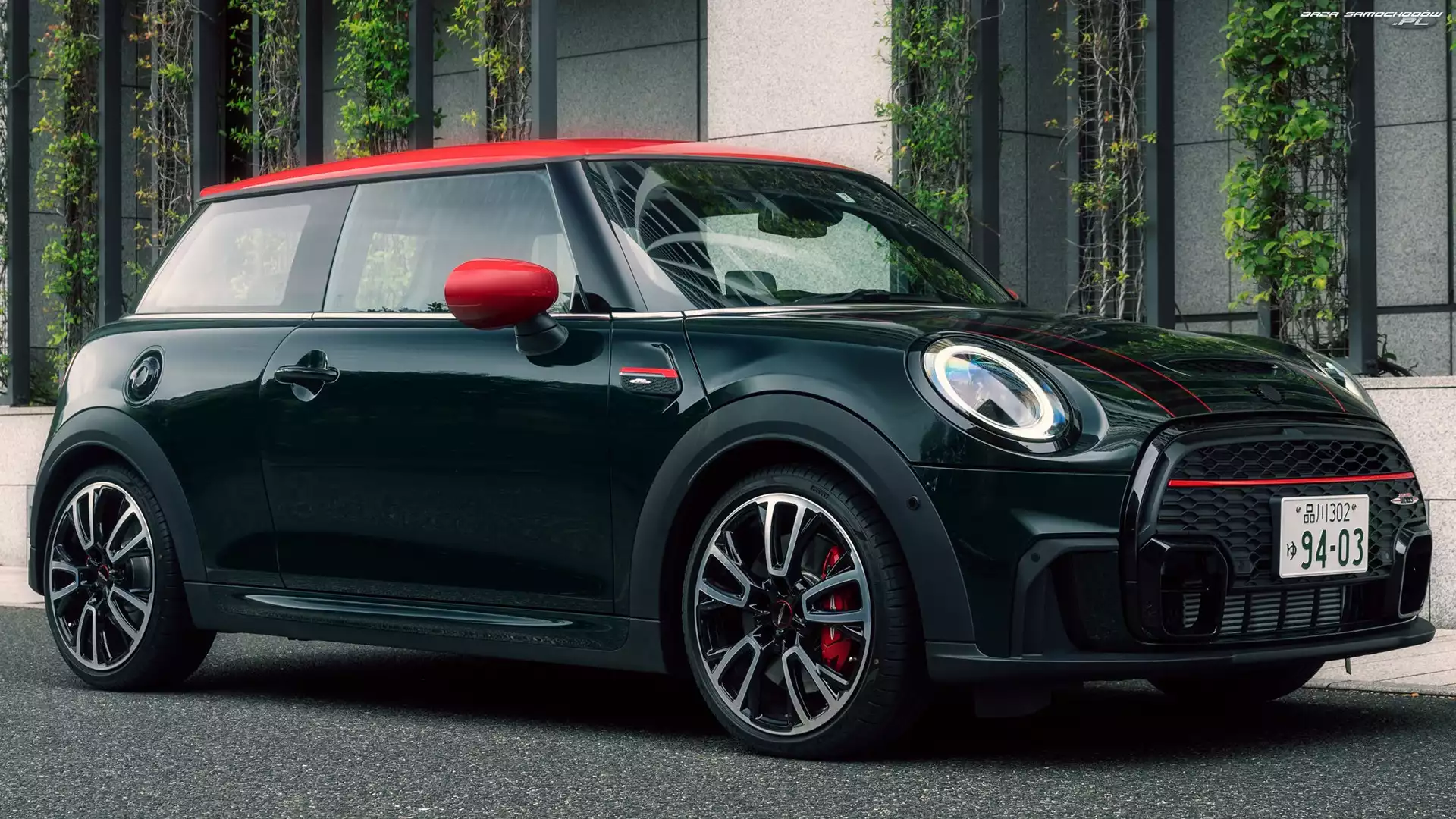 Dach, Czerwony, 2021, Czarny, Mini John Cooper Works
