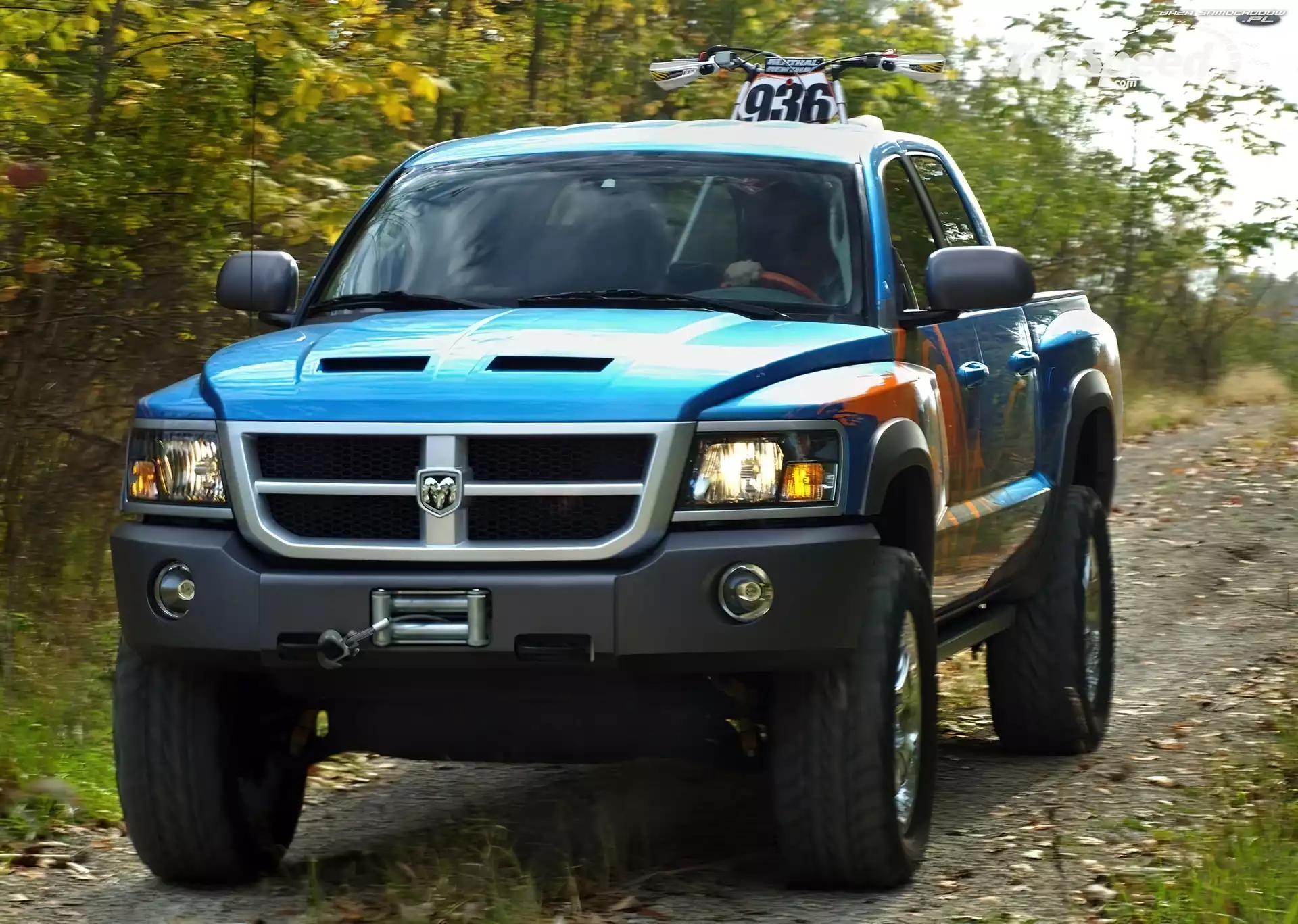 Wyciągarka, 4x4, Dodge Dakota, Napęd