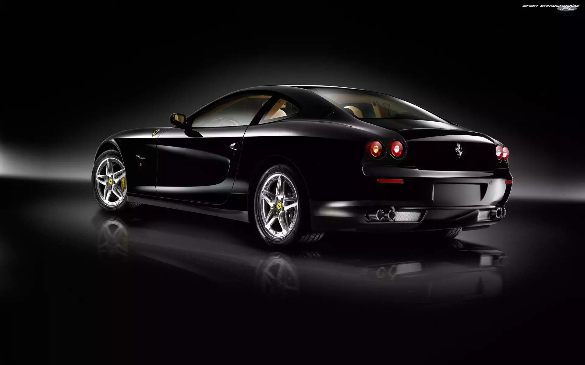 Wydech, Czarne, Ferrari 612 Scaglietti