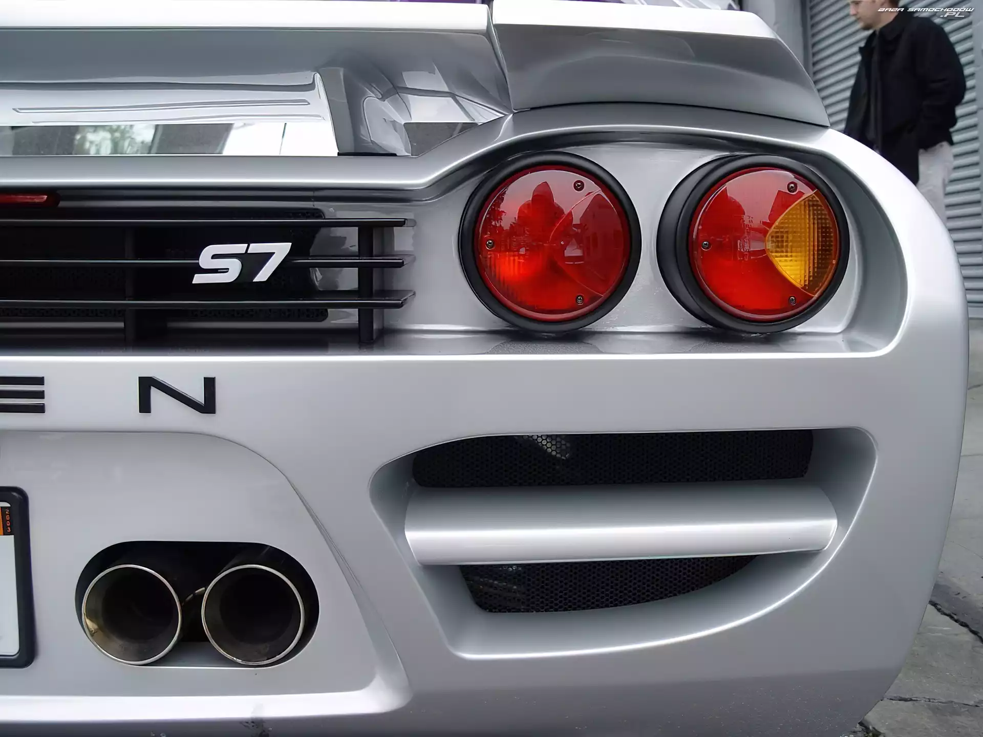 Wydechowa, Rura, Lampa, Saleen S7, Tył