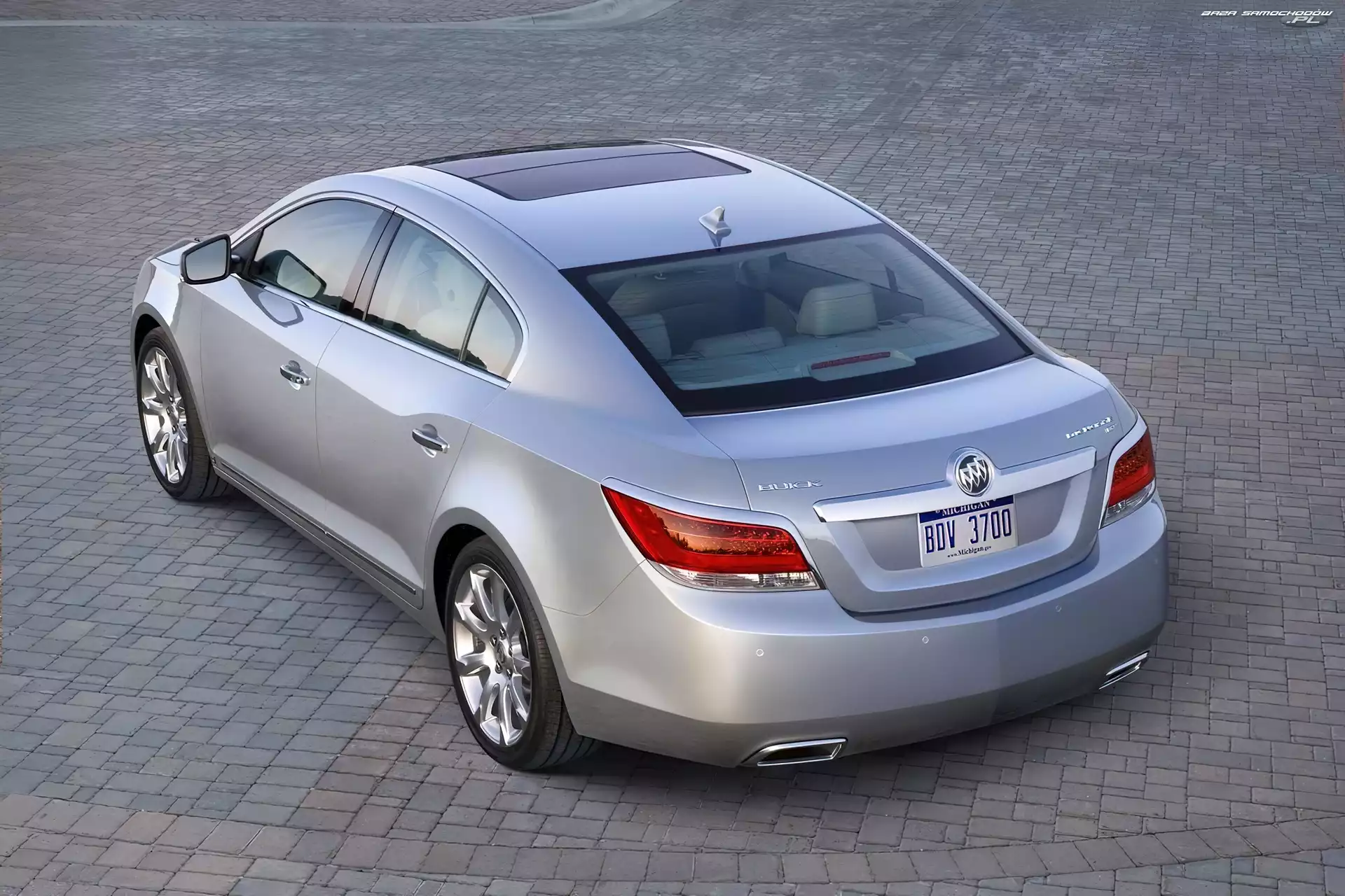 Rury, Dwie, Wydechowe, Srebrny, Buick LaCrosse