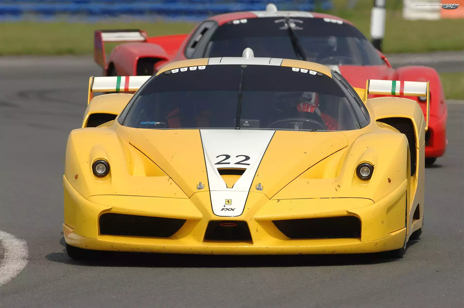 Wyścig, Żółte, Ferrari FXX