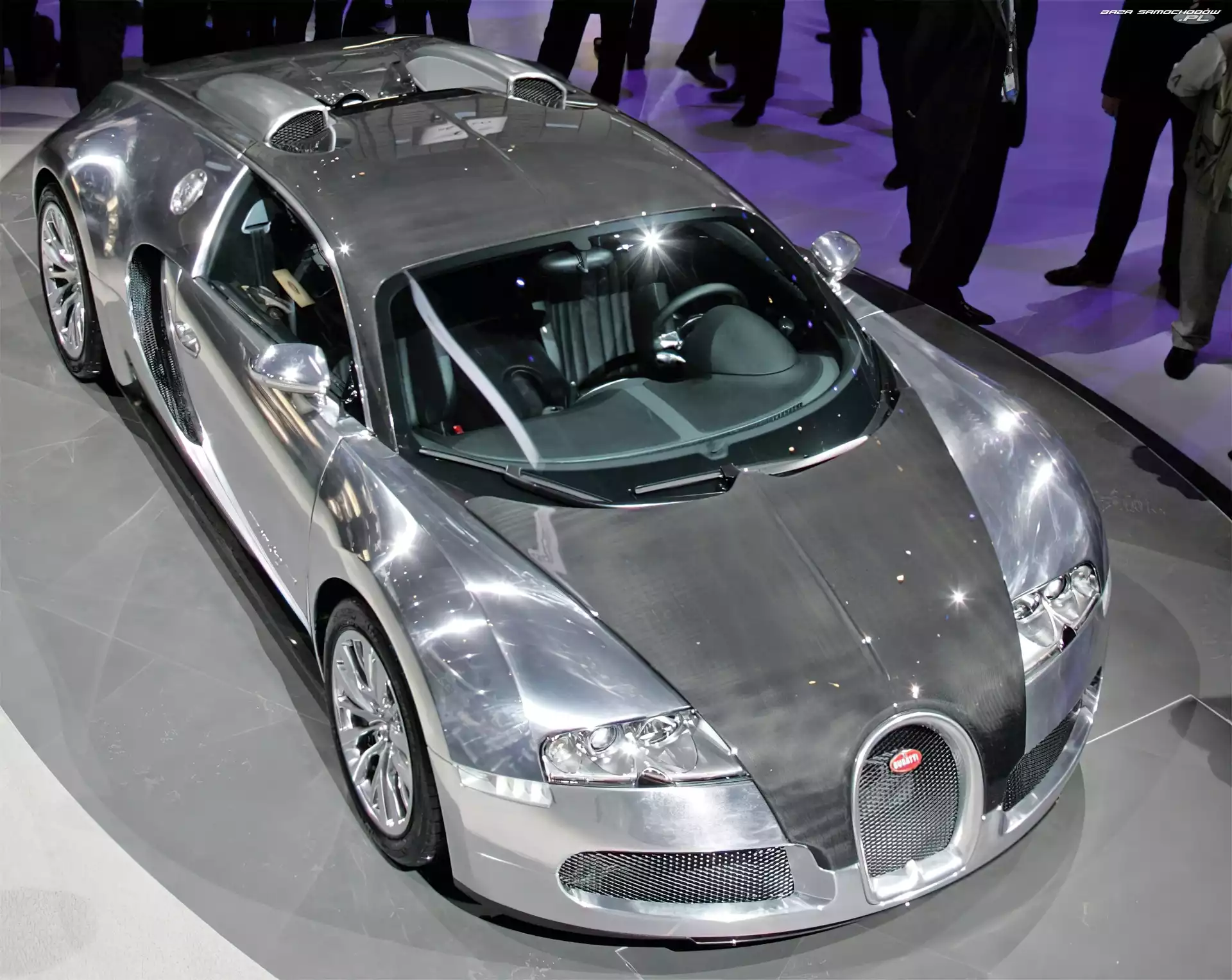 Wystawa, Srebrne, Bugatti Veyron