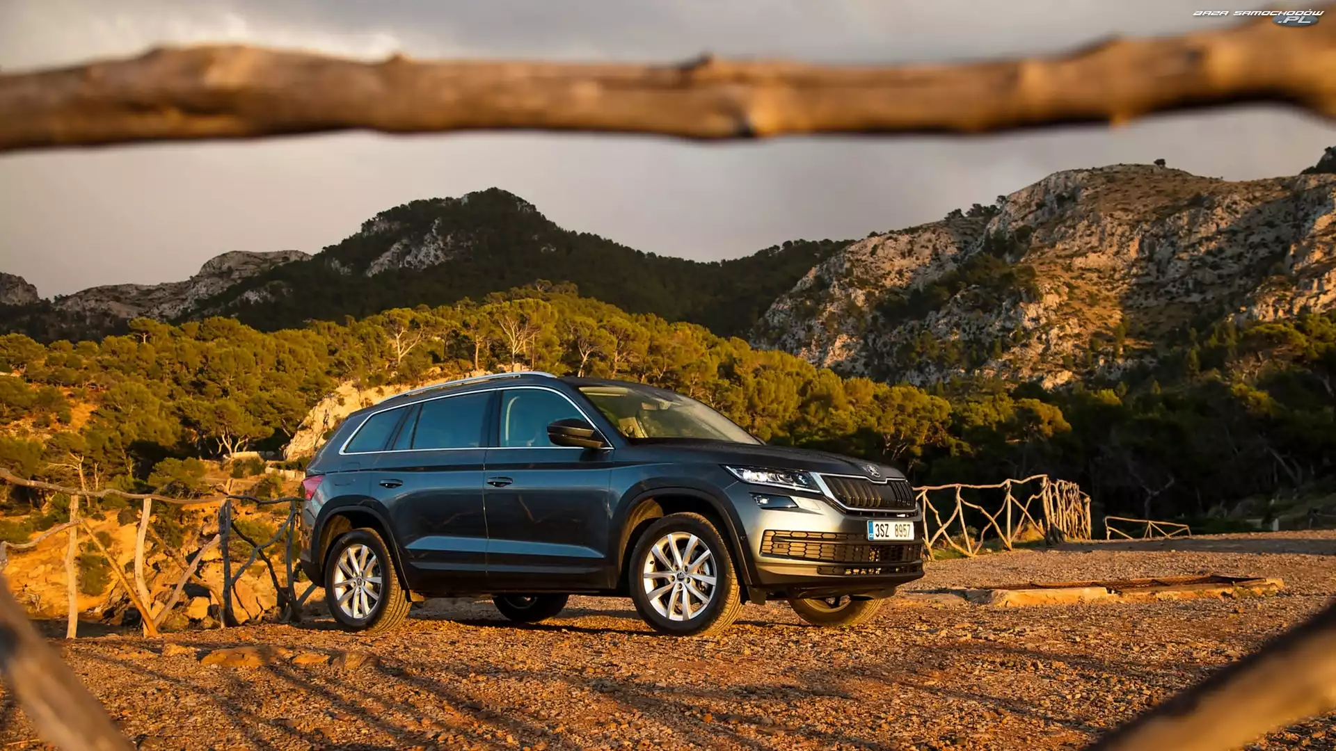 Wzgórza, Skoda Kodiaq, 2017