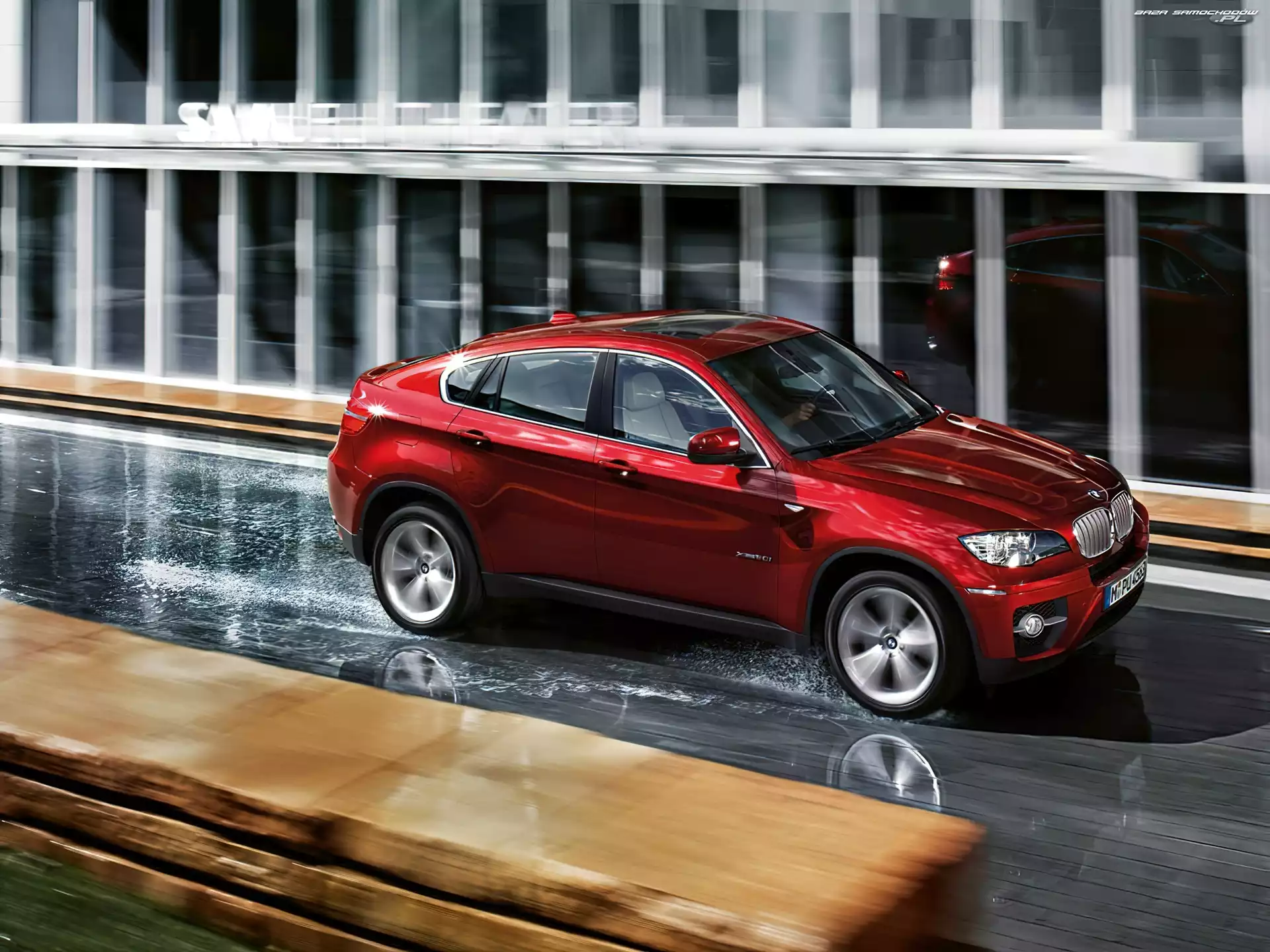 BMW, X6, Nawierzchnia, Mokra