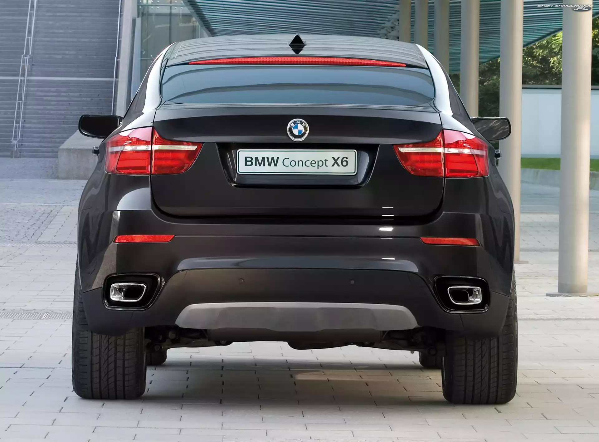 X6, Wydechowy, BMW, Układ