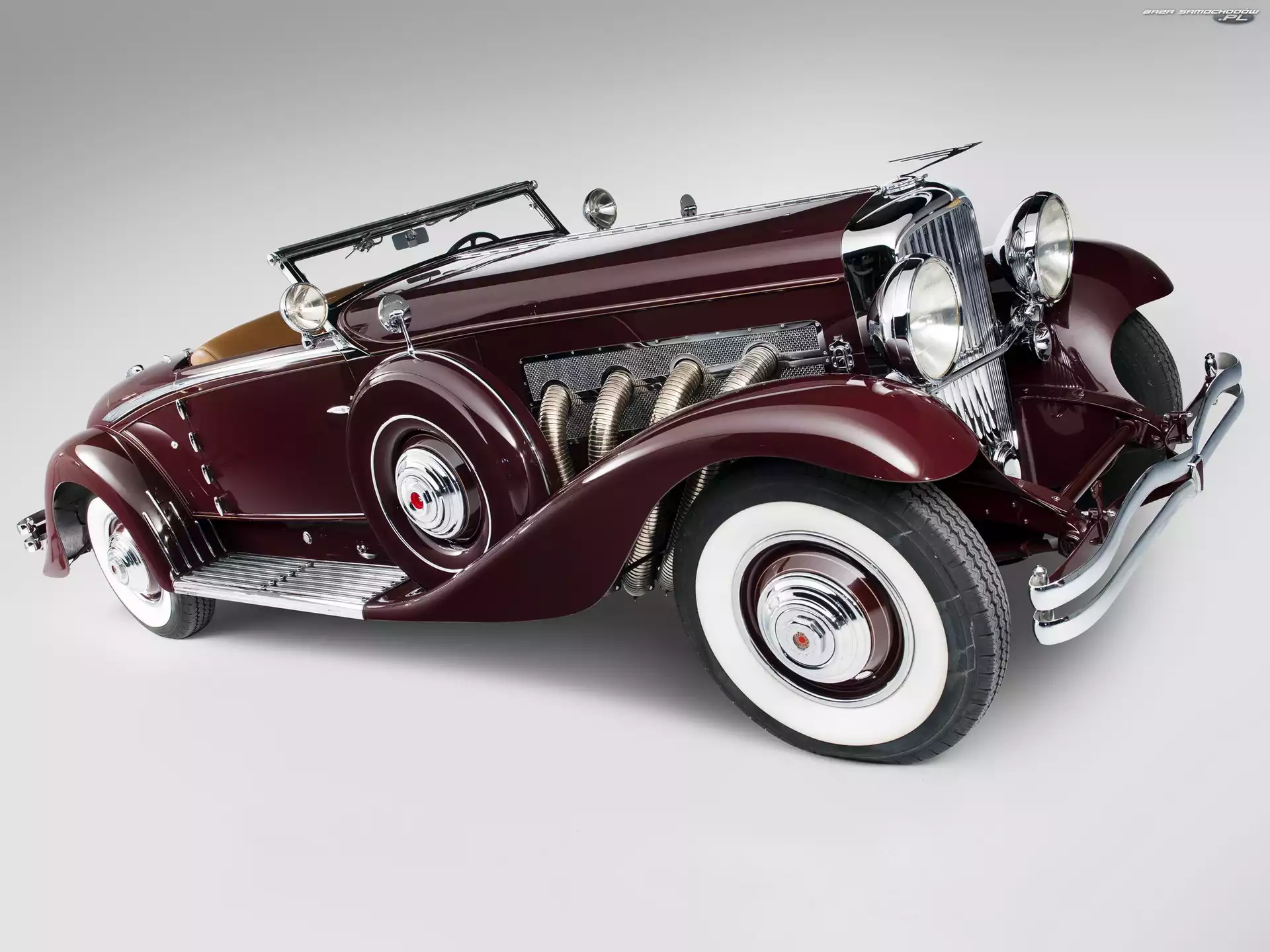 1935, Zabytkowy, Duesenberg Model SJ Convertible Coupe