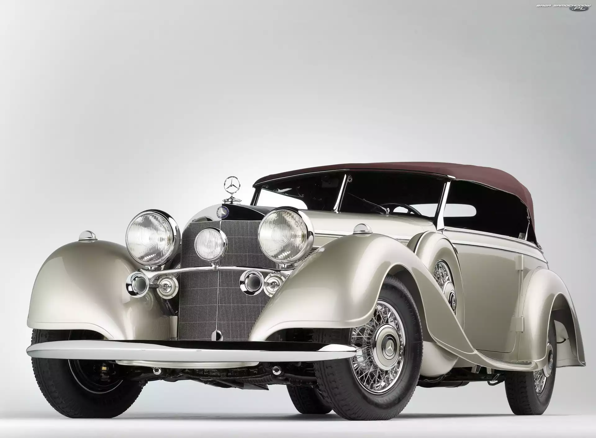Zabytkowy, Mercedes Benz 540K, Samochód