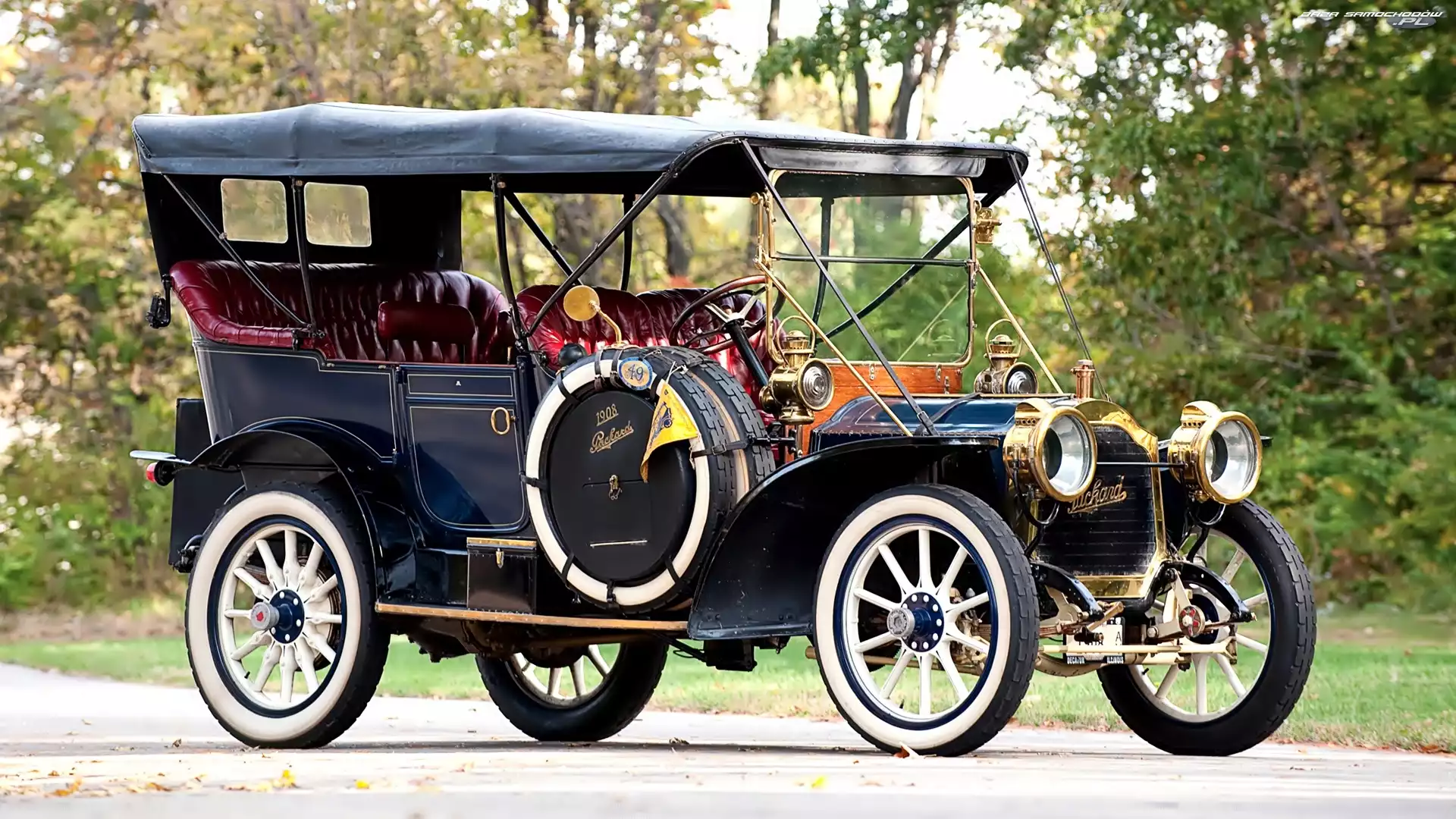 zabytkowy, 1908, Samochód, Packard
