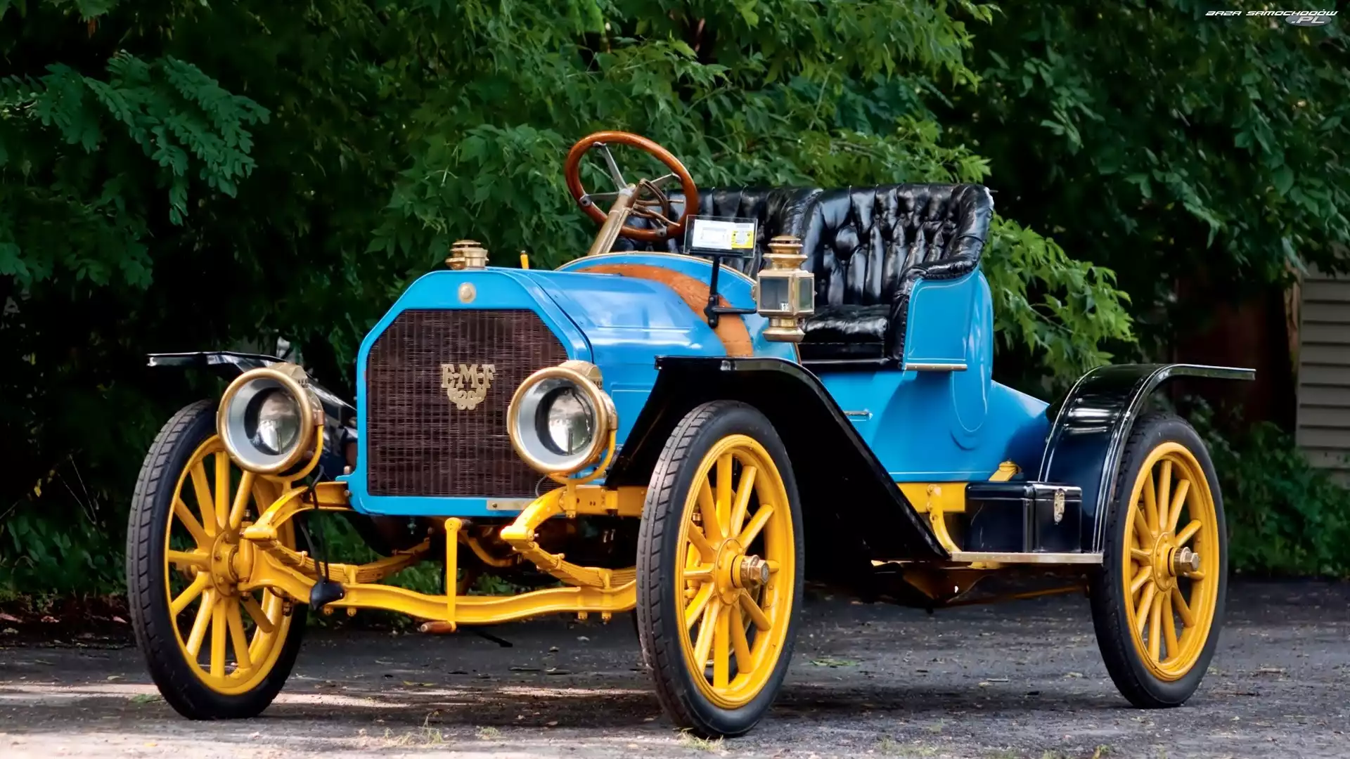 Zabytkowy, 1909, Samochód, Roadster
