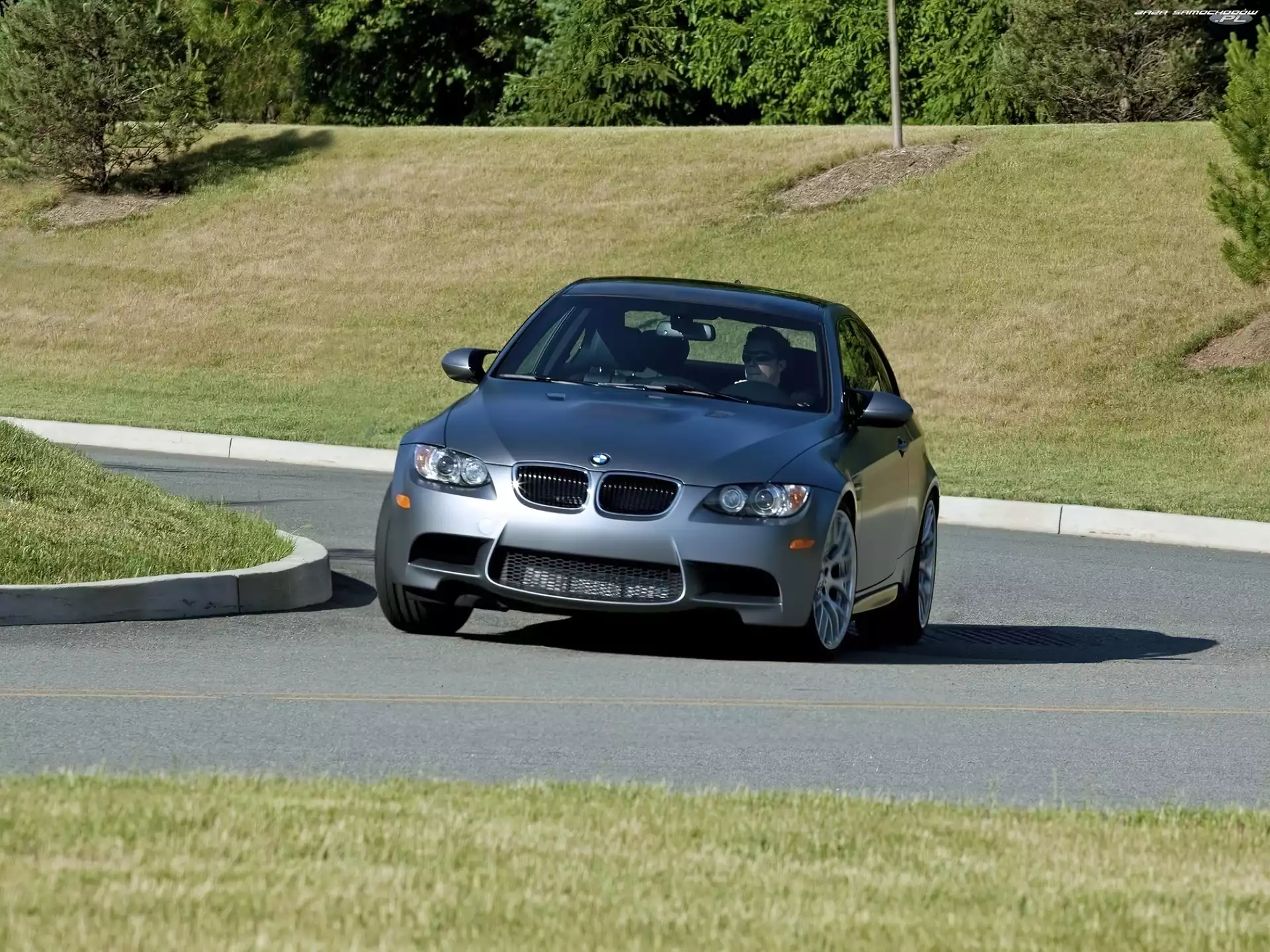 Zakręt, BMW M3, Frozen Gray Series