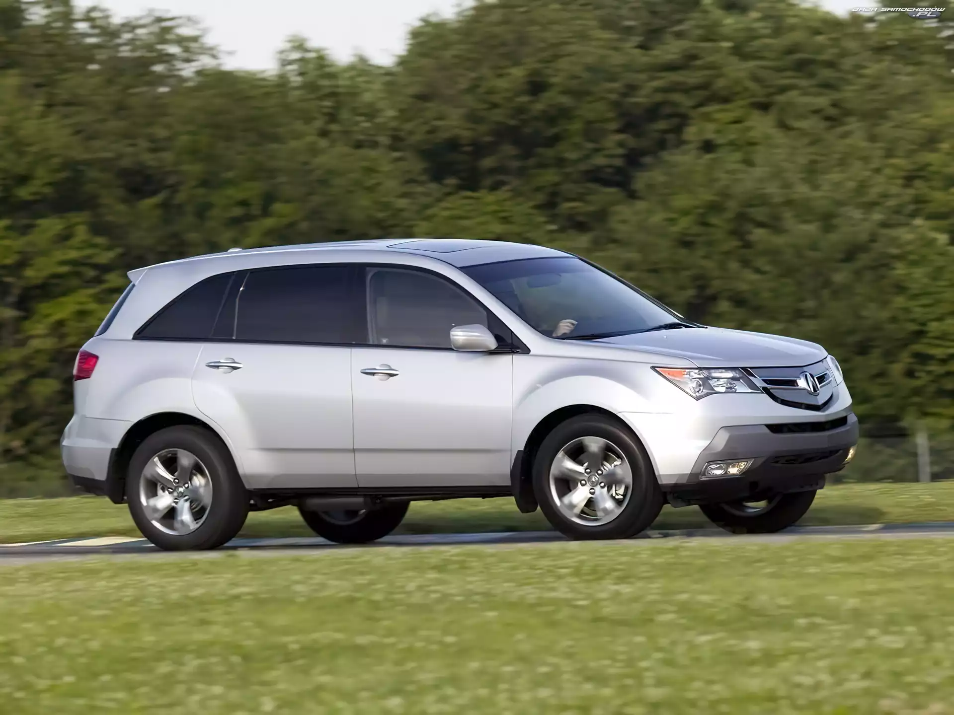 Zakręt, Acura MDX, Zawieszenie