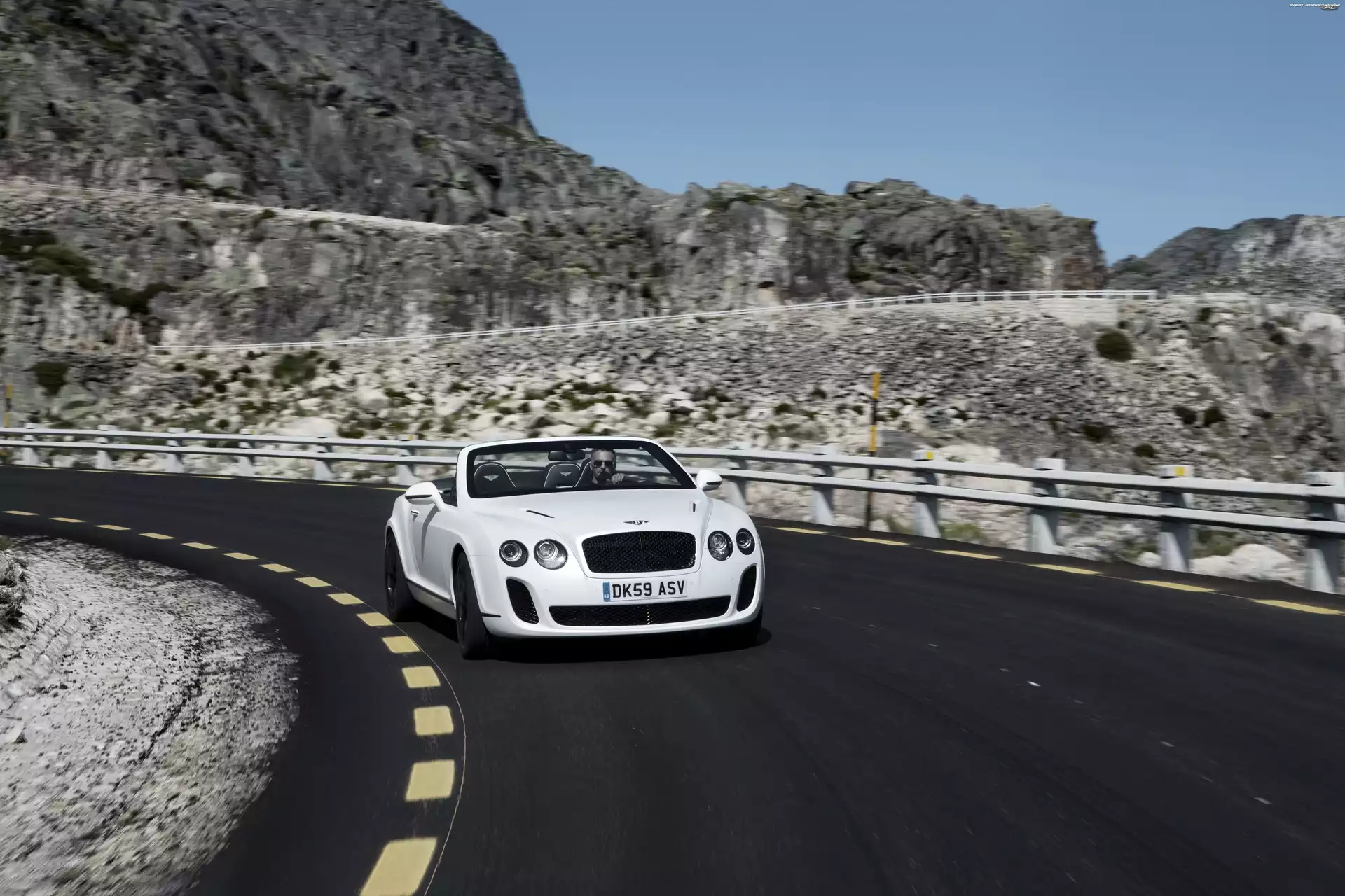 Zakręt, Bentley Continental Supersports, Droga