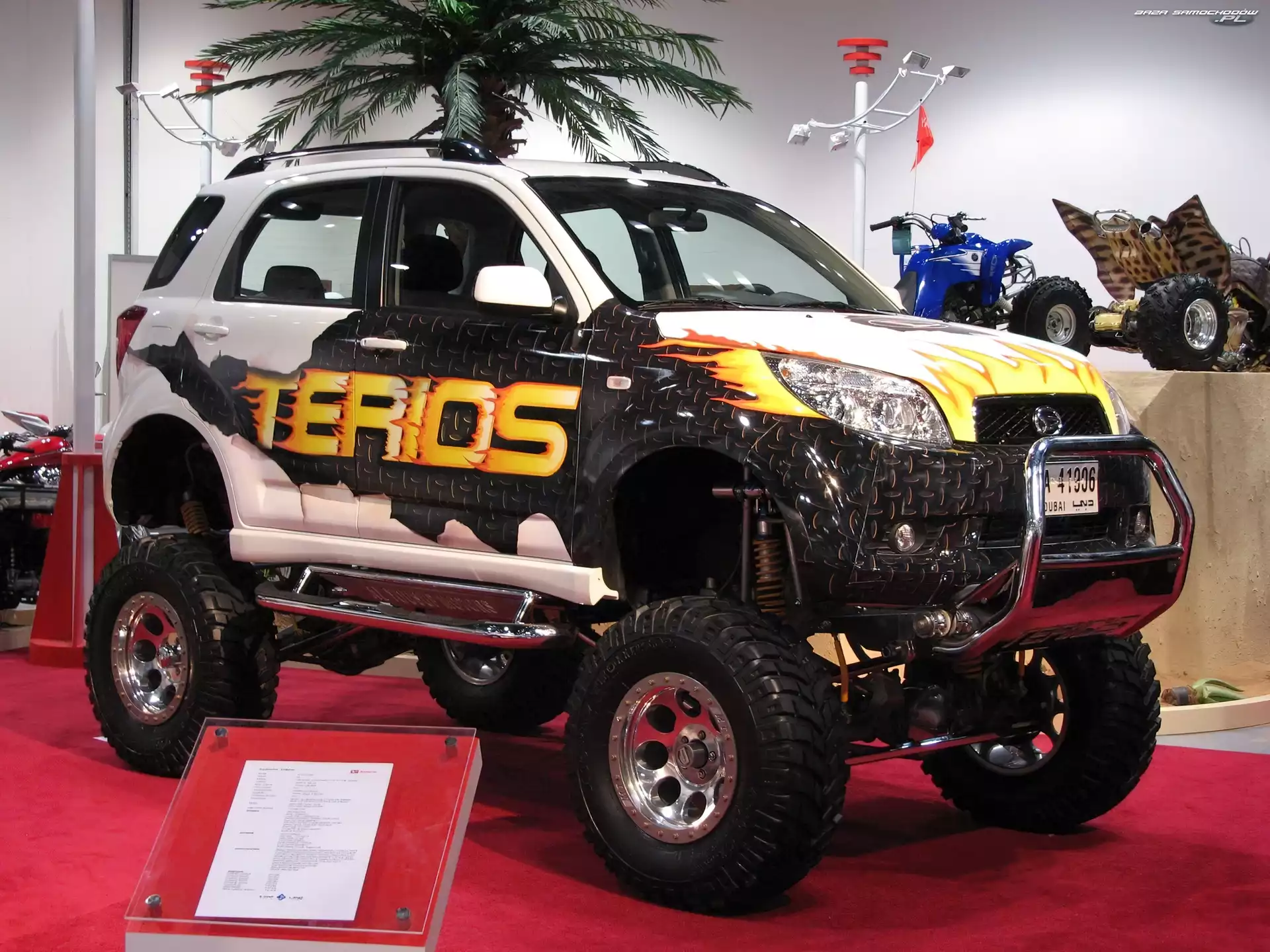 Zawieszenie, Daihatsu Terios, Podniesione