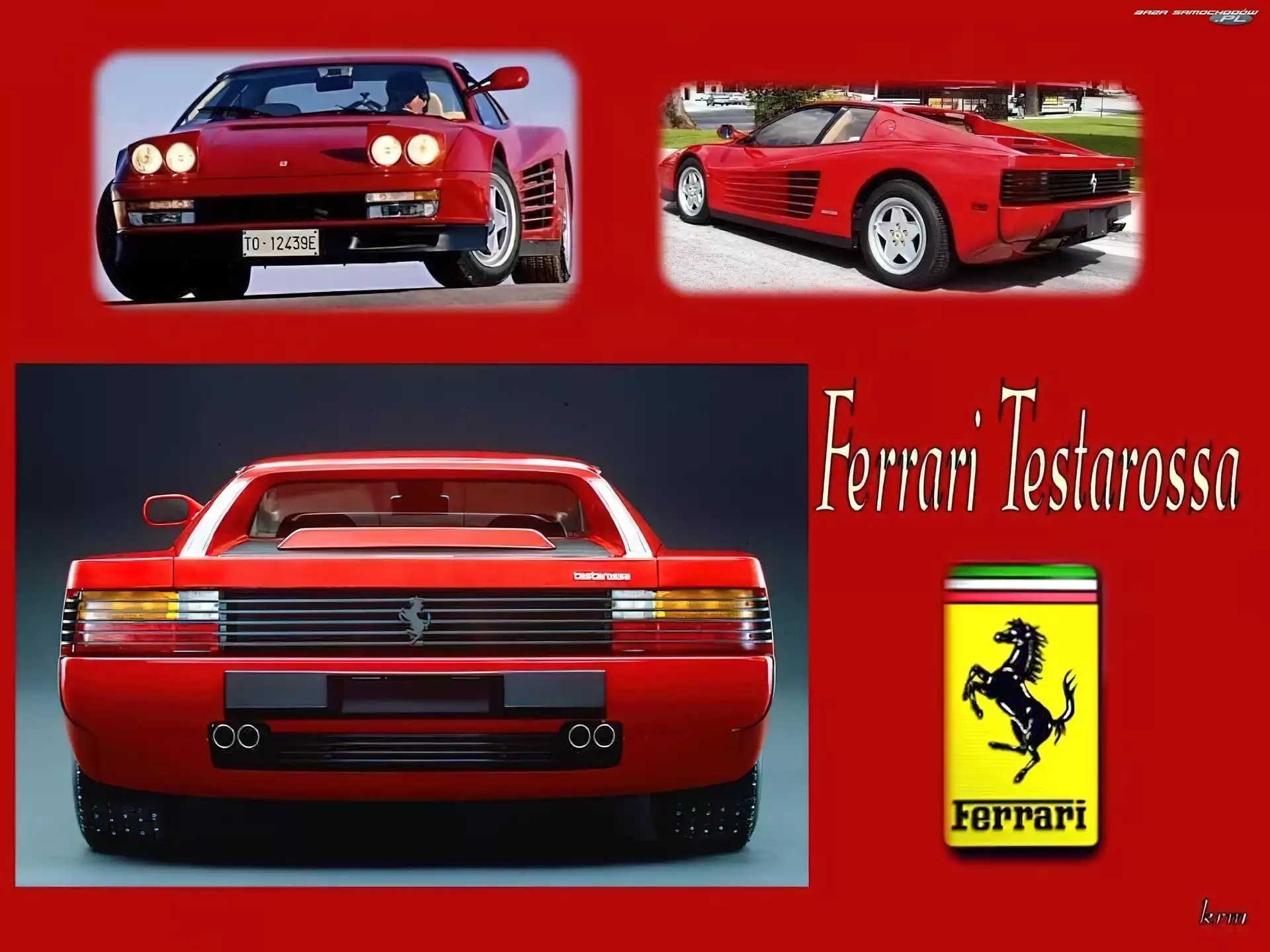 Zdjęć, Ferrari Testarossa, Zlepek