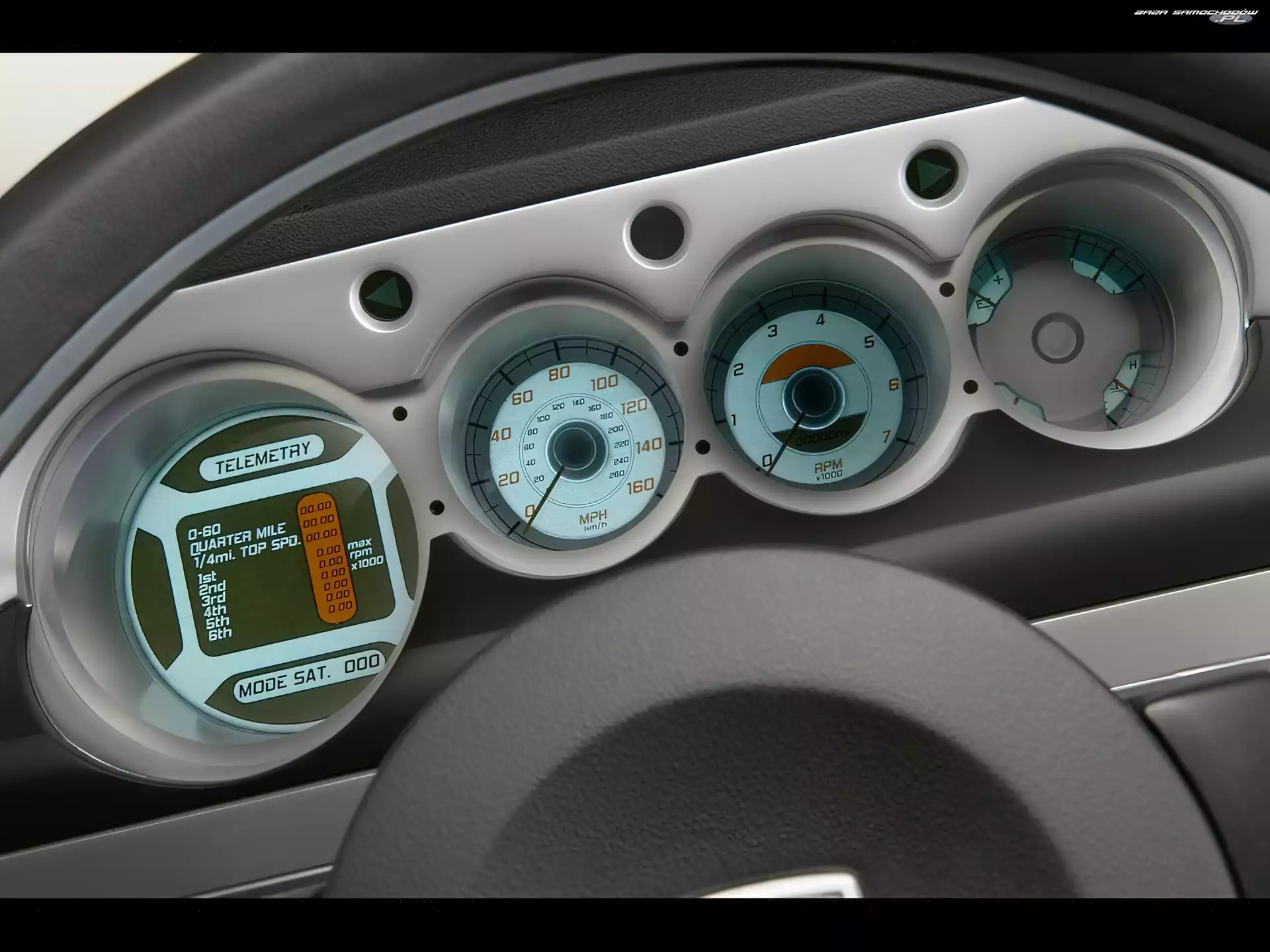 Zegary, Dodge Challenger, Concept