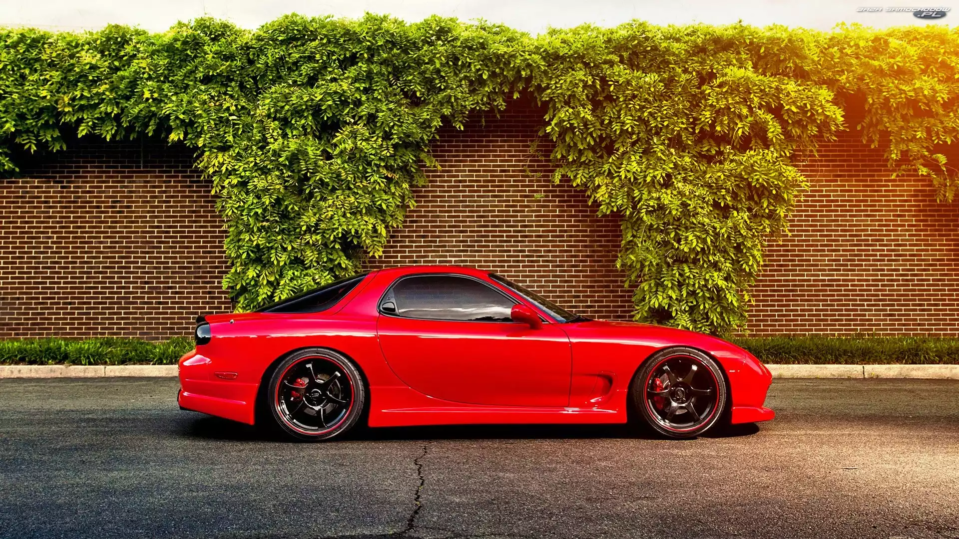 Zieleń, Mazda RX7, Parkan