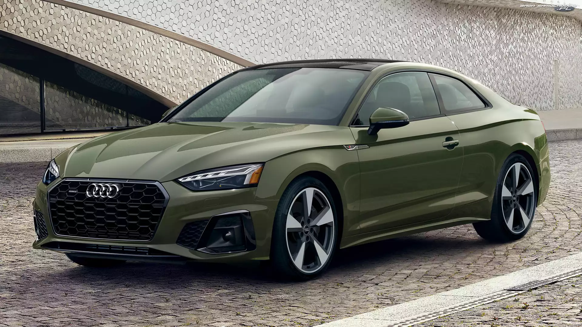 Zielone, Audi A5, Coupe