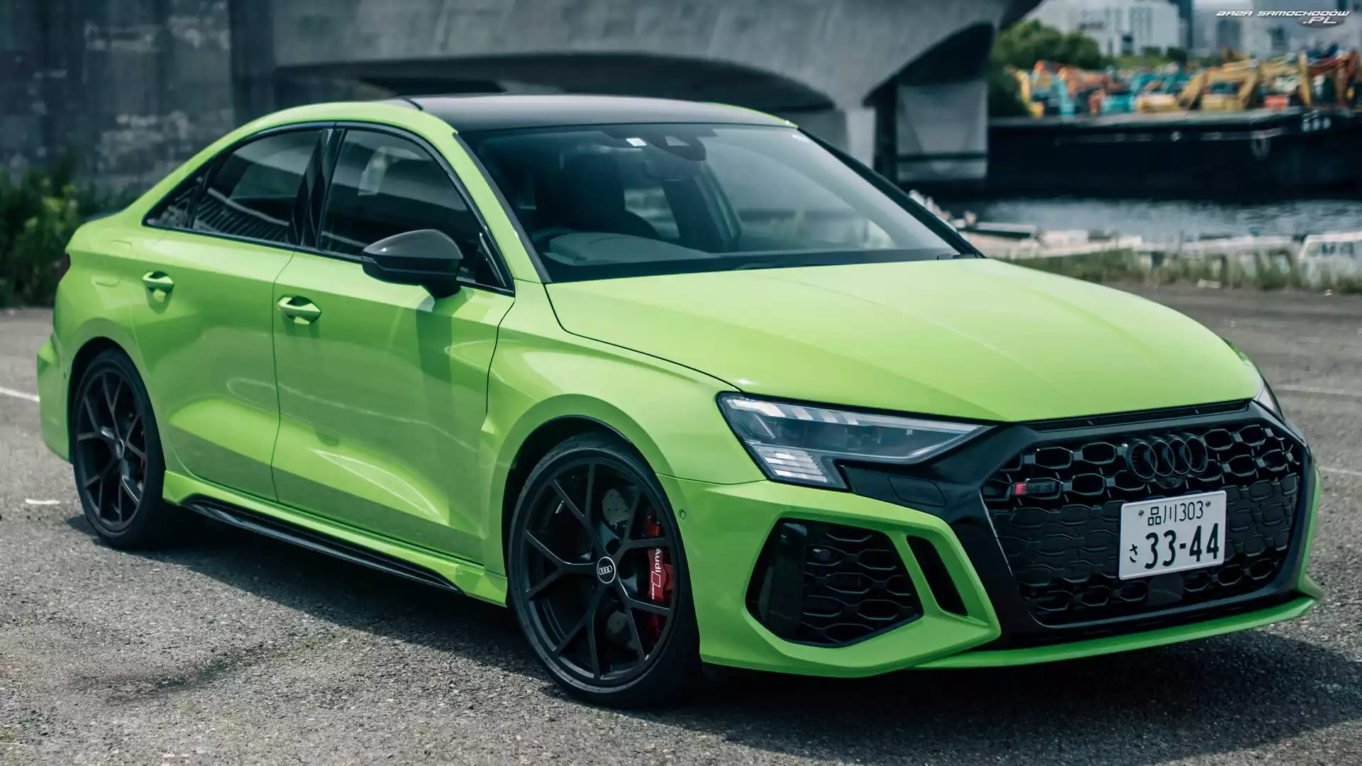 Sedan, Zielone, Audi RS 3