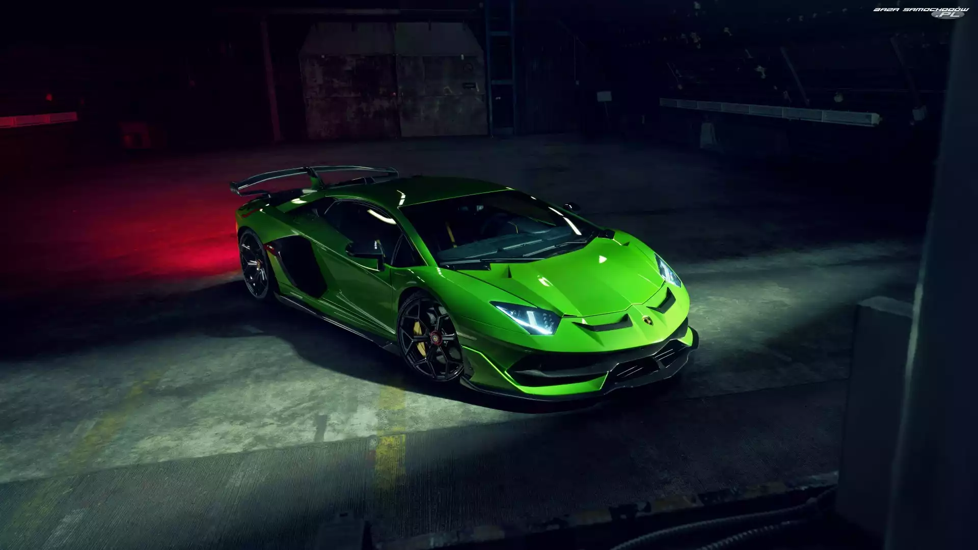 Zielone, Lamborghini Aventador SVJ