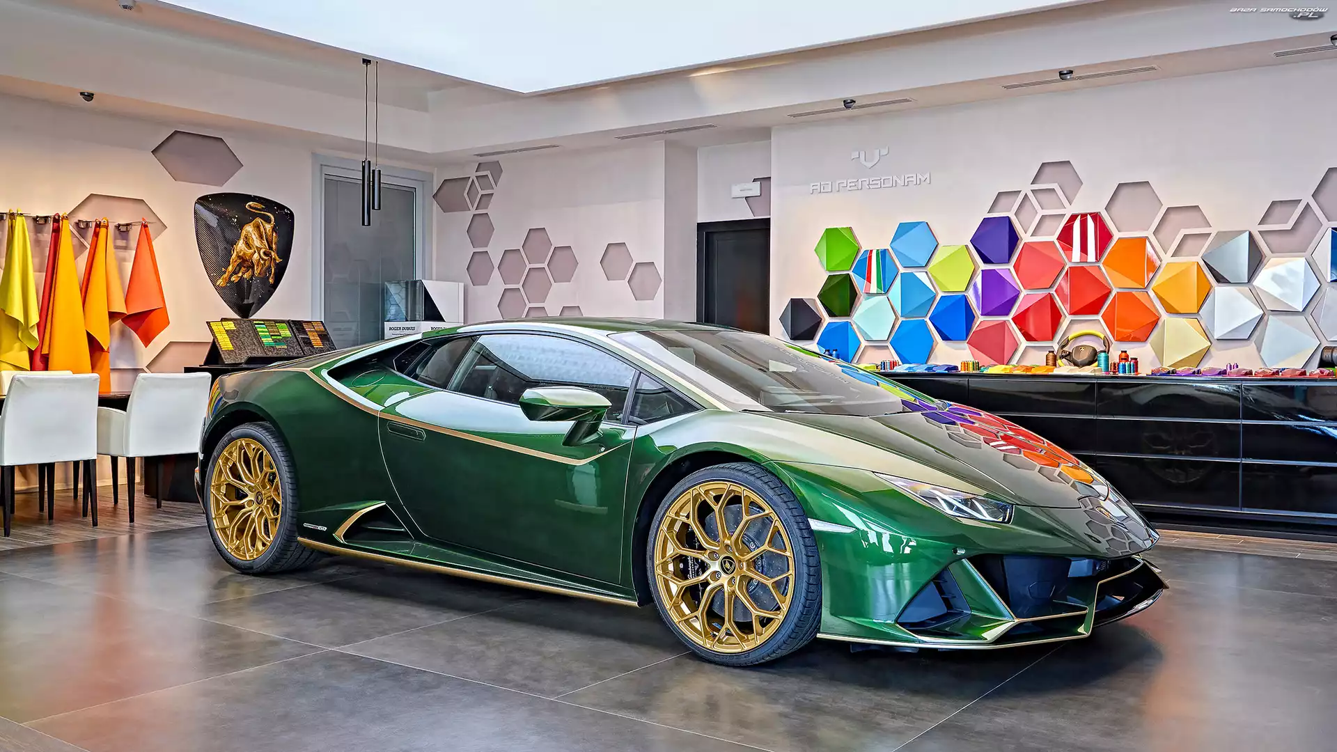 Zielone, Lamborghini Huracan EVO, Mexico edition