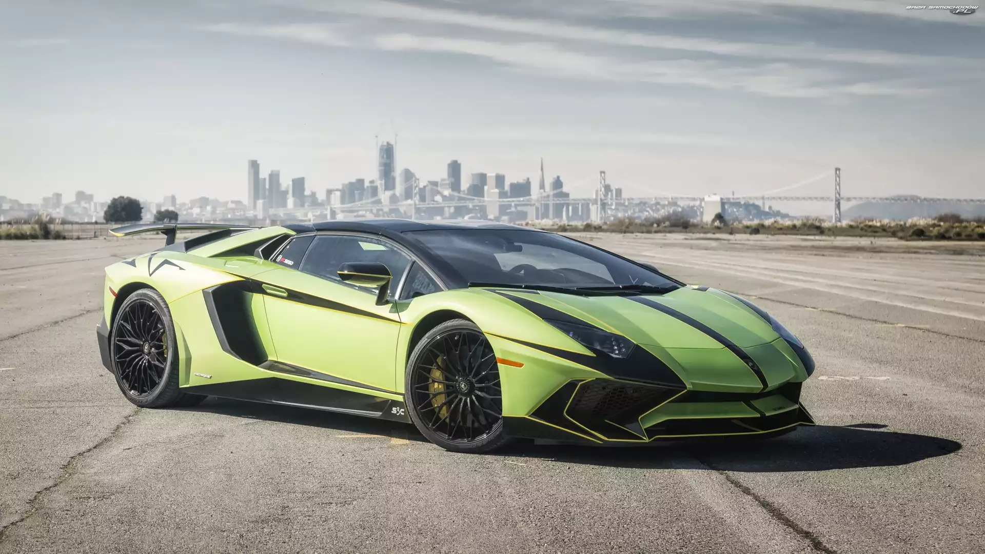 Zielony, Lamborghini Aventador LP700-4